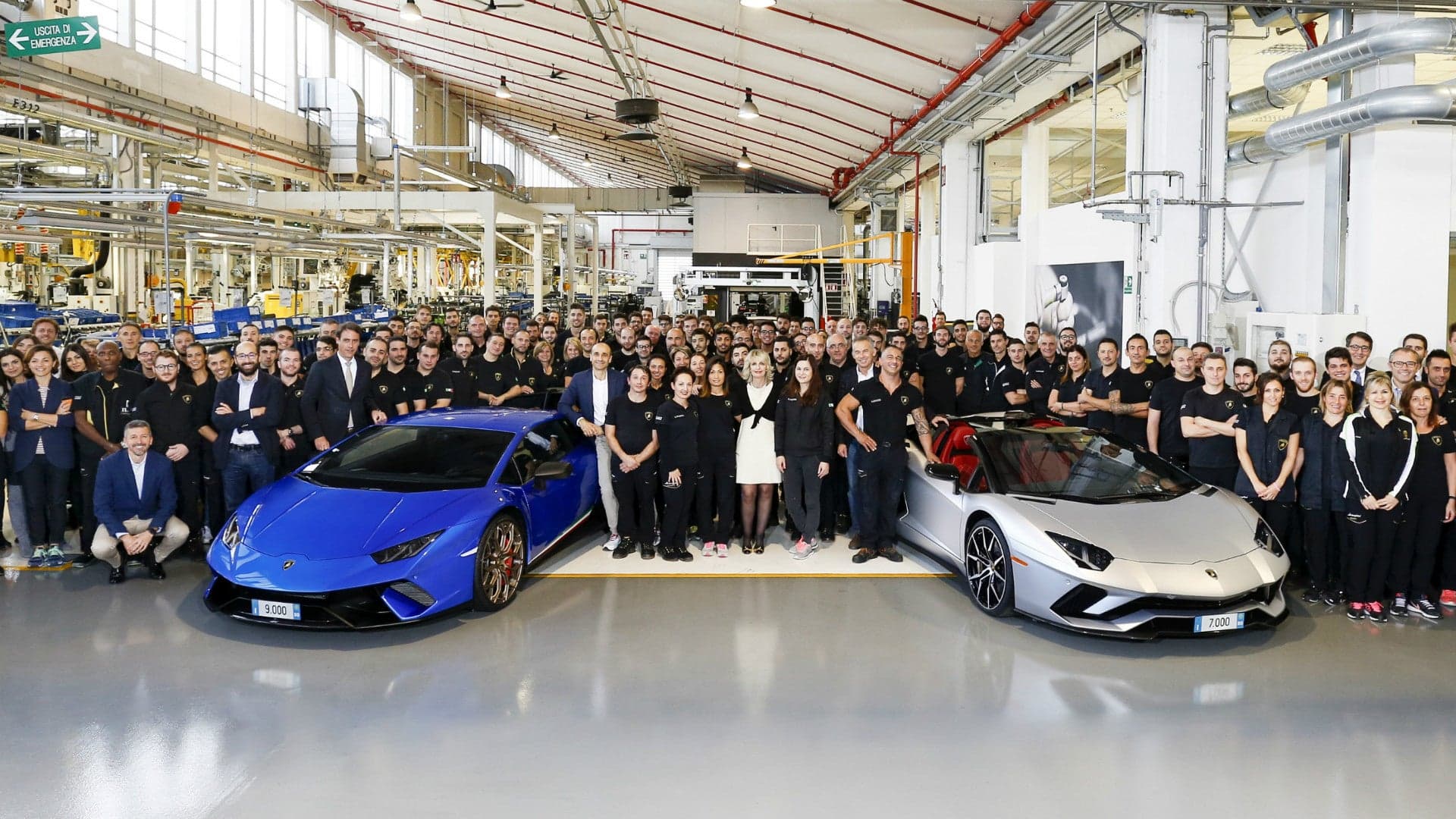 Lamborghini Has Now Produced 7000 Aventadors and 9000 Huracans