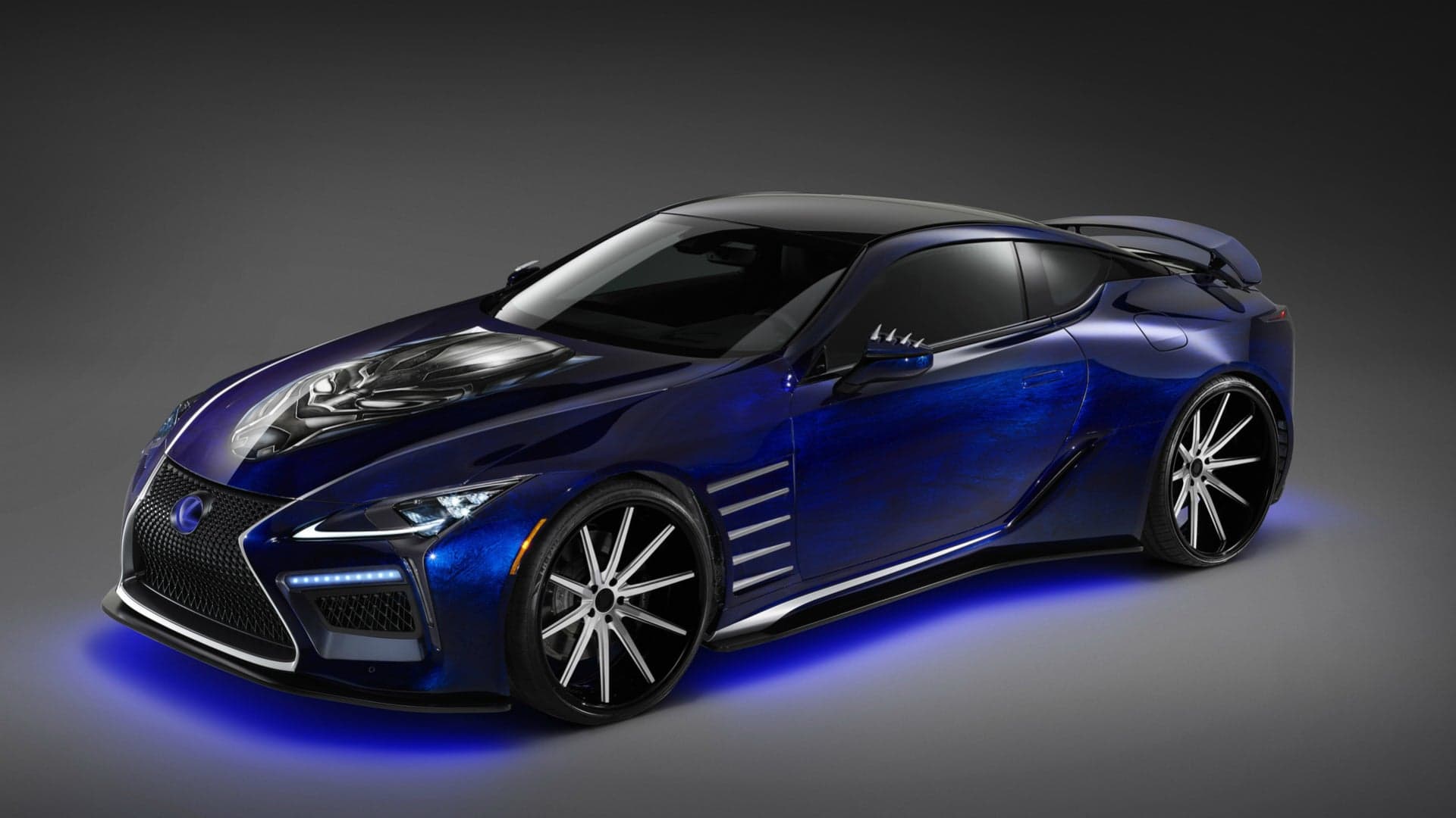 Lexus Brings Two “Black Panther”-Inspired Cars to SEMA