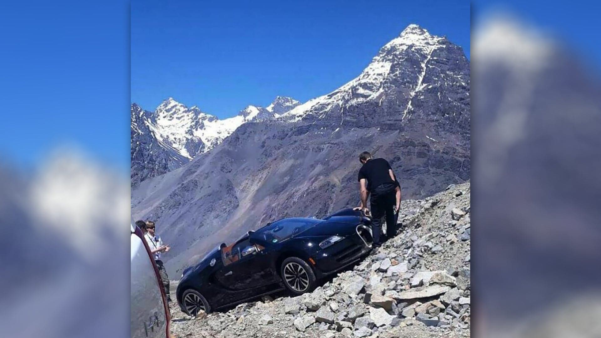 Bugatti Veyron Crash in the Andes Mountains Looks Oddly Beautiful, Really Expensive