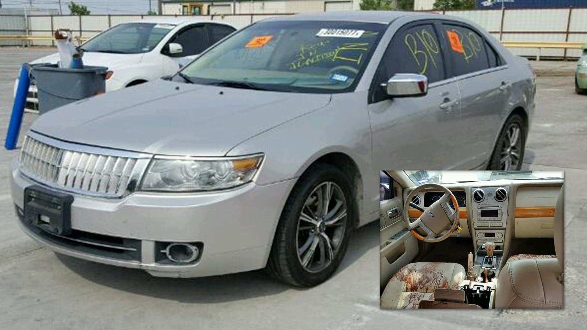 You Won’t Believe How Much Blood Is Inside This 2007 Lincoln MKZ at a Salvage Auction