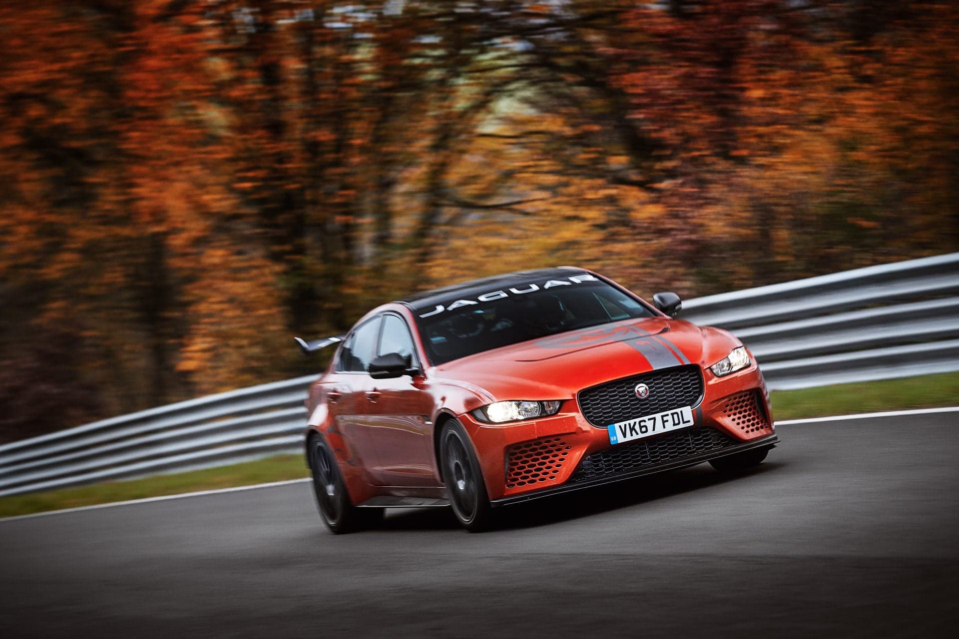 The Jaguar XE SV Project 8 Is the Fastest 4-Door Sedan* Around the ‘Ring
