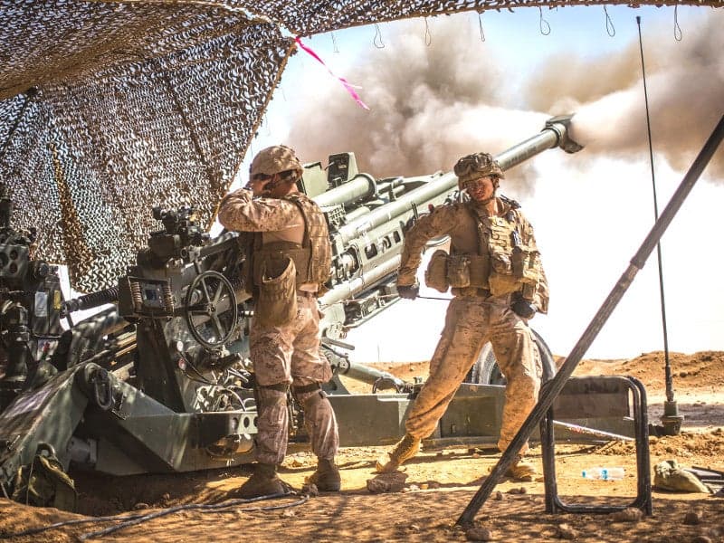 Marines “Burned Out” Two Howitzer Barrels During the Raqqa Offensive