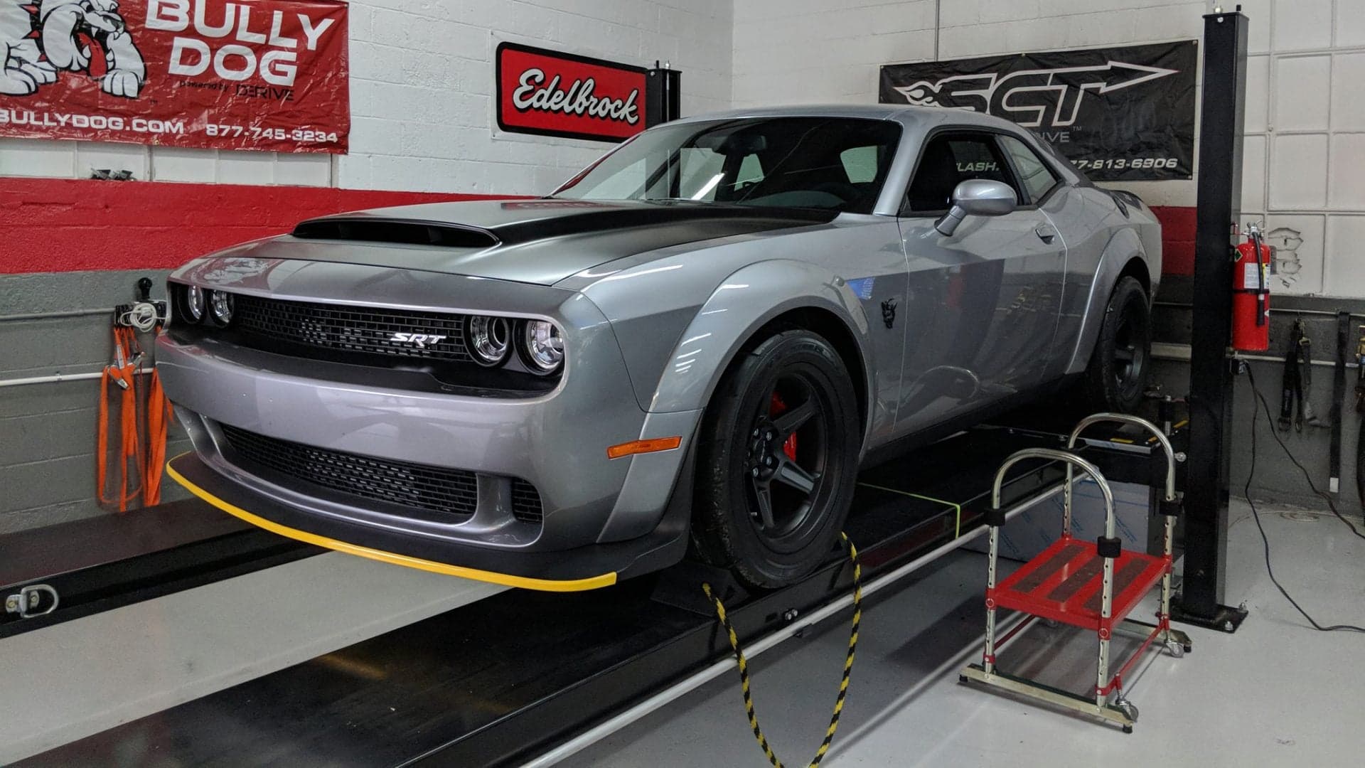 Watch the Dodge Challenger SRT Demon Stretch Its Legs on the Dyno