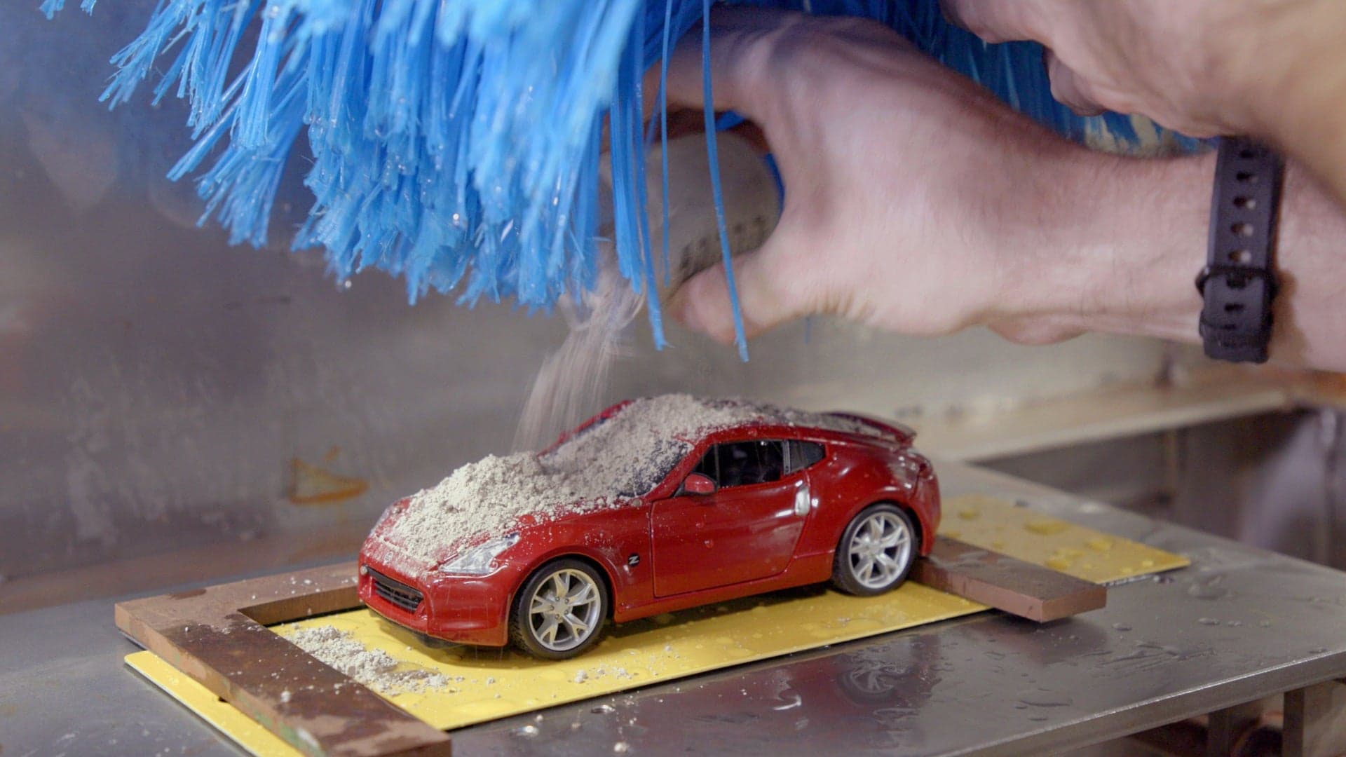 Nissan Uses Mini Car Wash to Test Paint