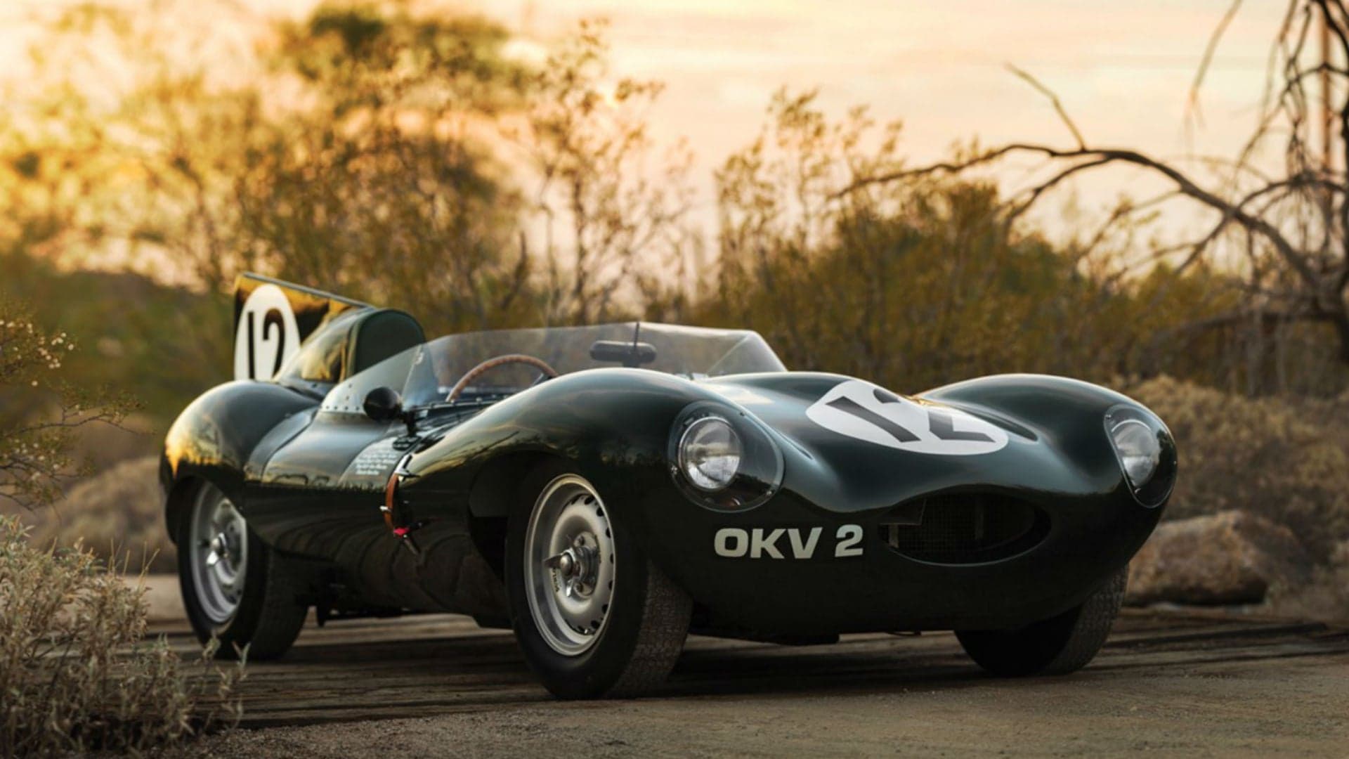 1954 Jaguar D-Type Works Driven by Stirling Moss Expected to Auction for More Than $12 Million