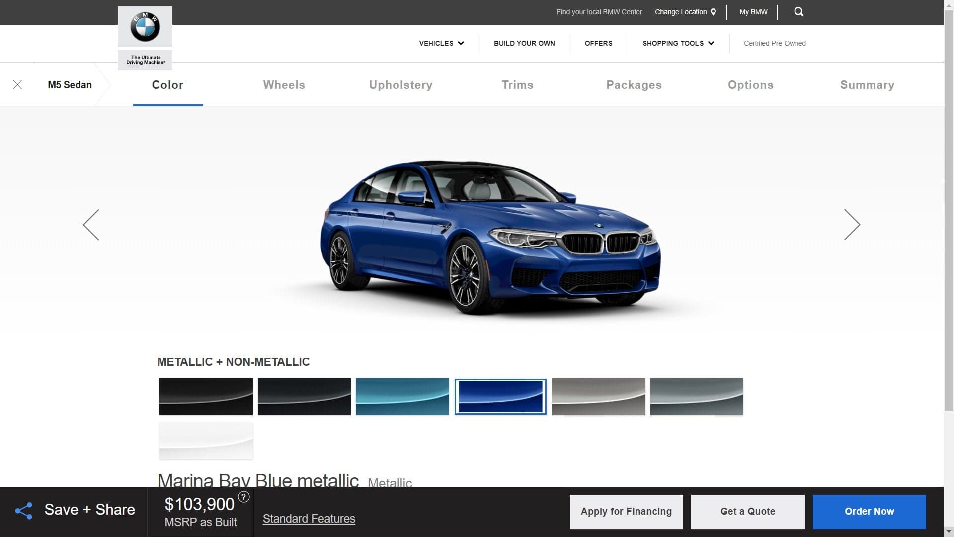 The New BMW M5’s Configurator Is Now Live