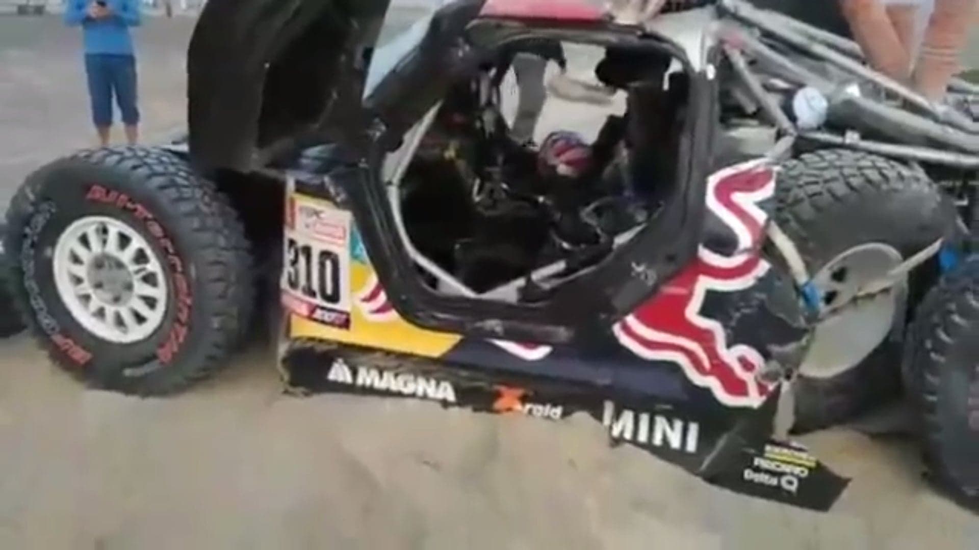 Americans Chance at Dakar Glory Ends with a Somersaulting Mini