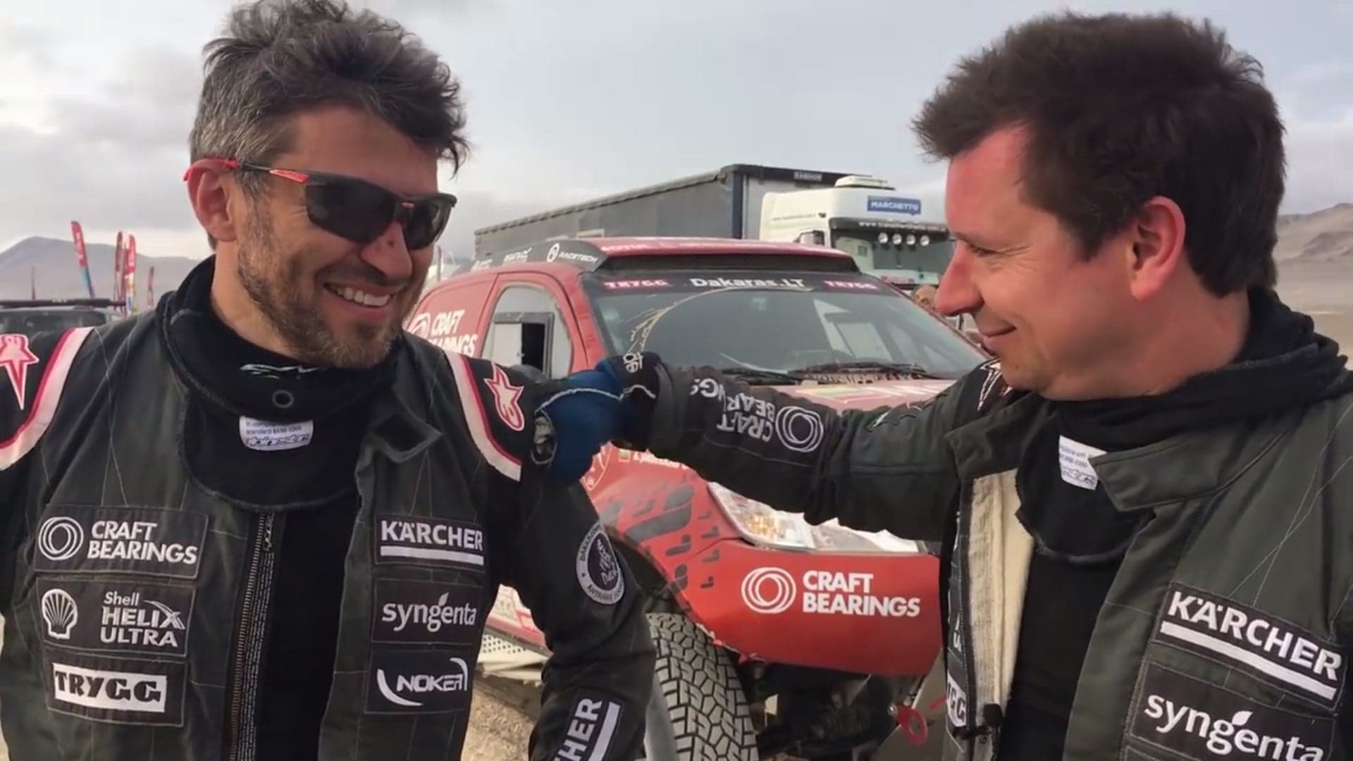 Dakar Rally Team Finishes Stage With Only Front Tires