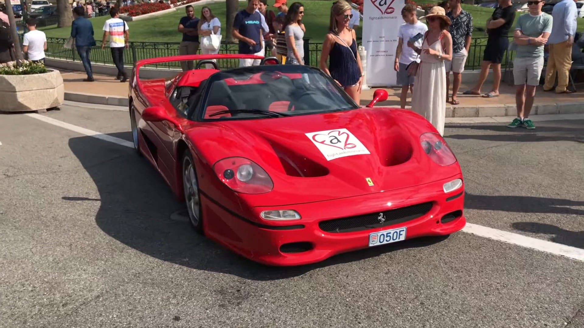 Watch This Ferrari F50 Terrorize the Streets of Monaco