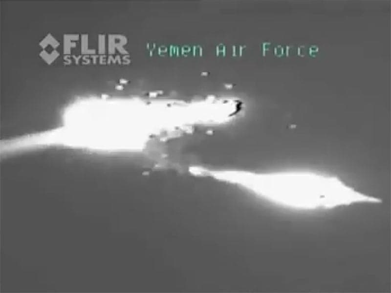 Houthi Rebels Release FLIR Video Showing Shoot Down of Saudi F-15S Over Yemen (Updated)