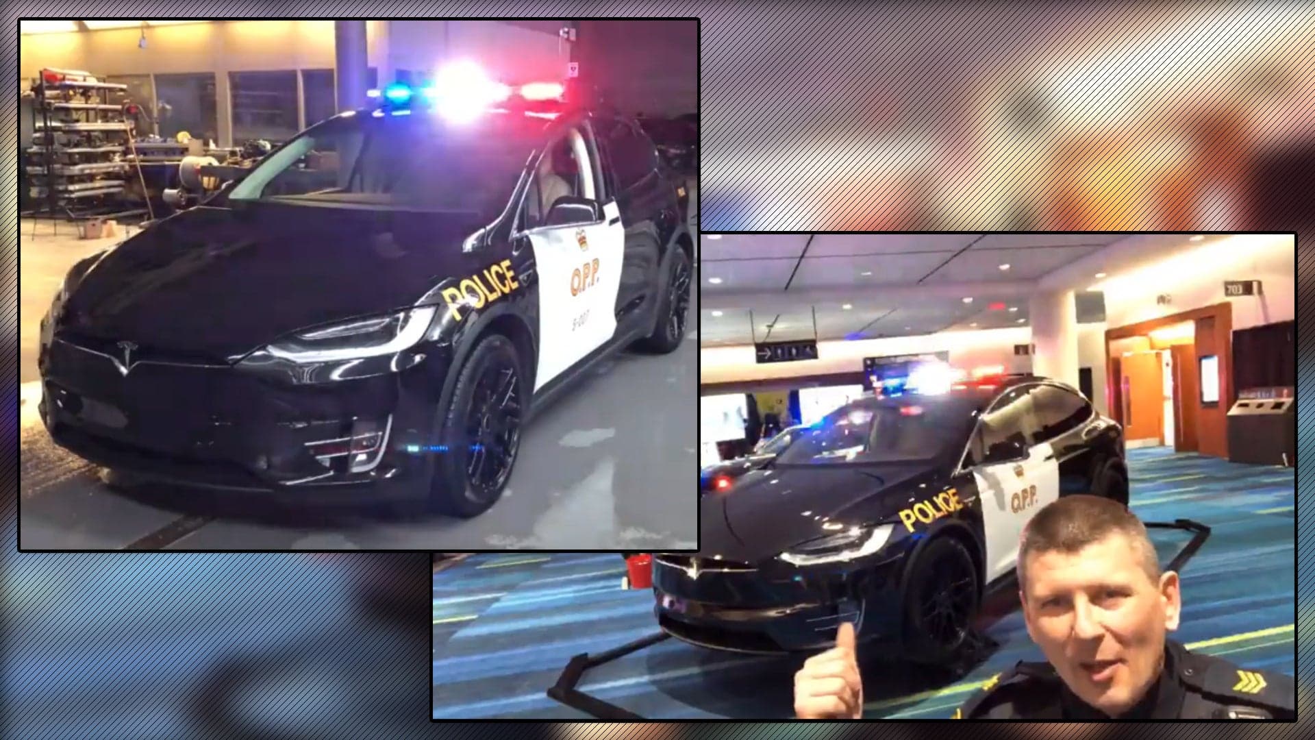 Ontario Police Trick out a Tesla Model X to Talk About Electrification