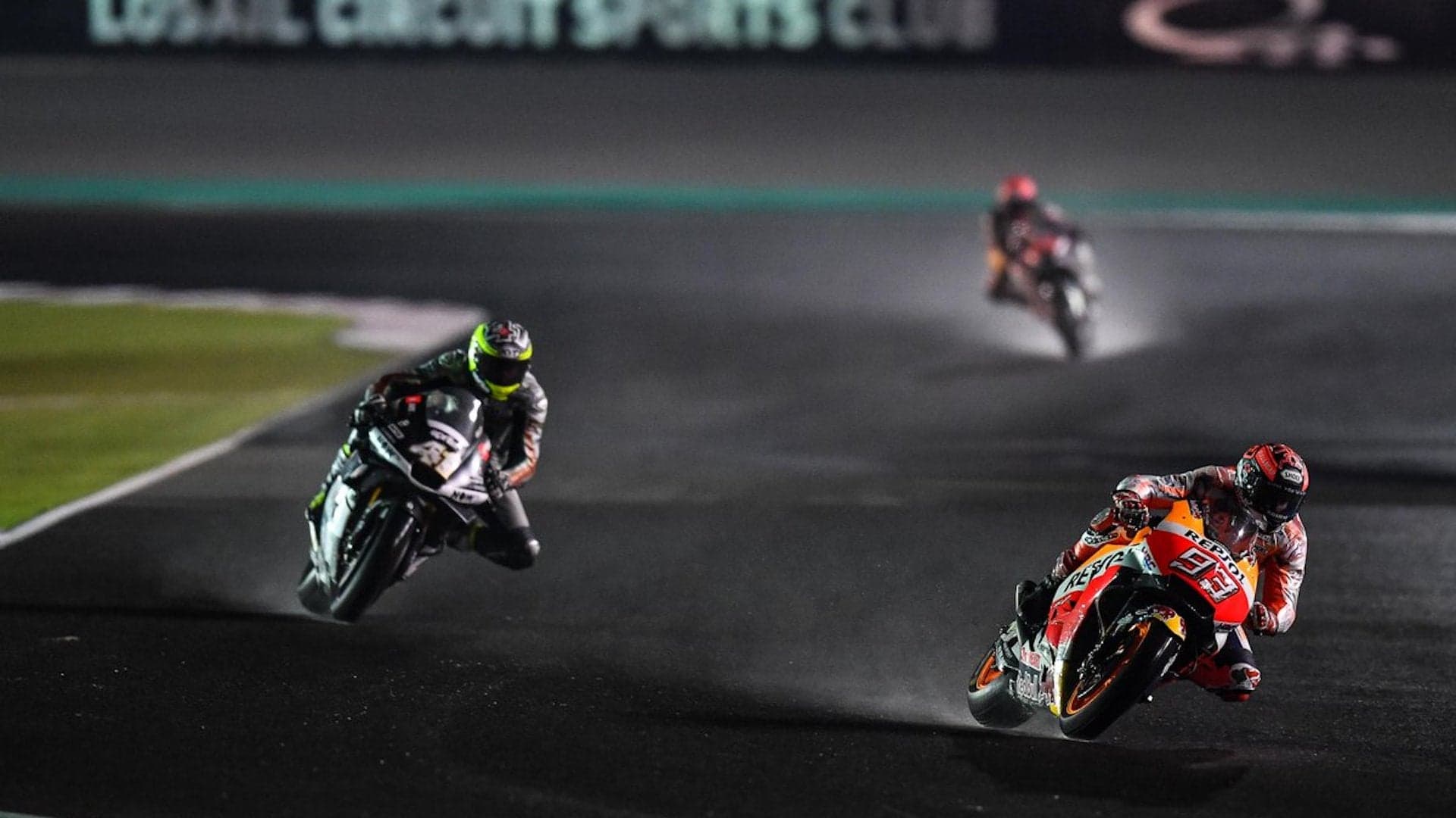 MotoGP Brings Rain to the Desert With Artificially Enhanced Test in Qatar