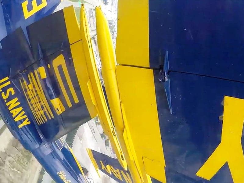 This Cockpit Video Of The Blue Angels Flying Just Inches Apart In Formation Is Nuts