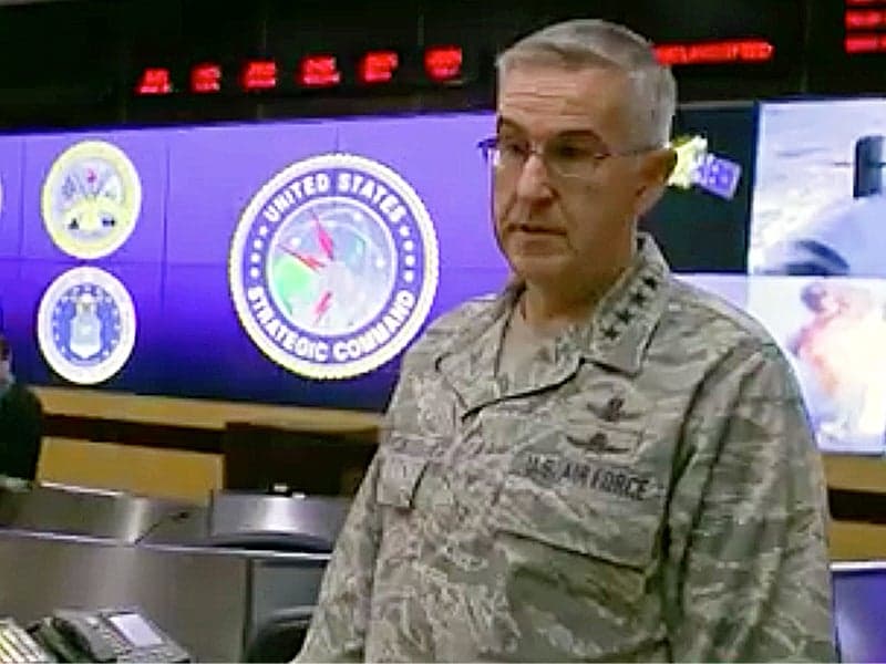 Strategic Command Boss’s Computer Screens Go Dark When Foreign Missile Is Launched