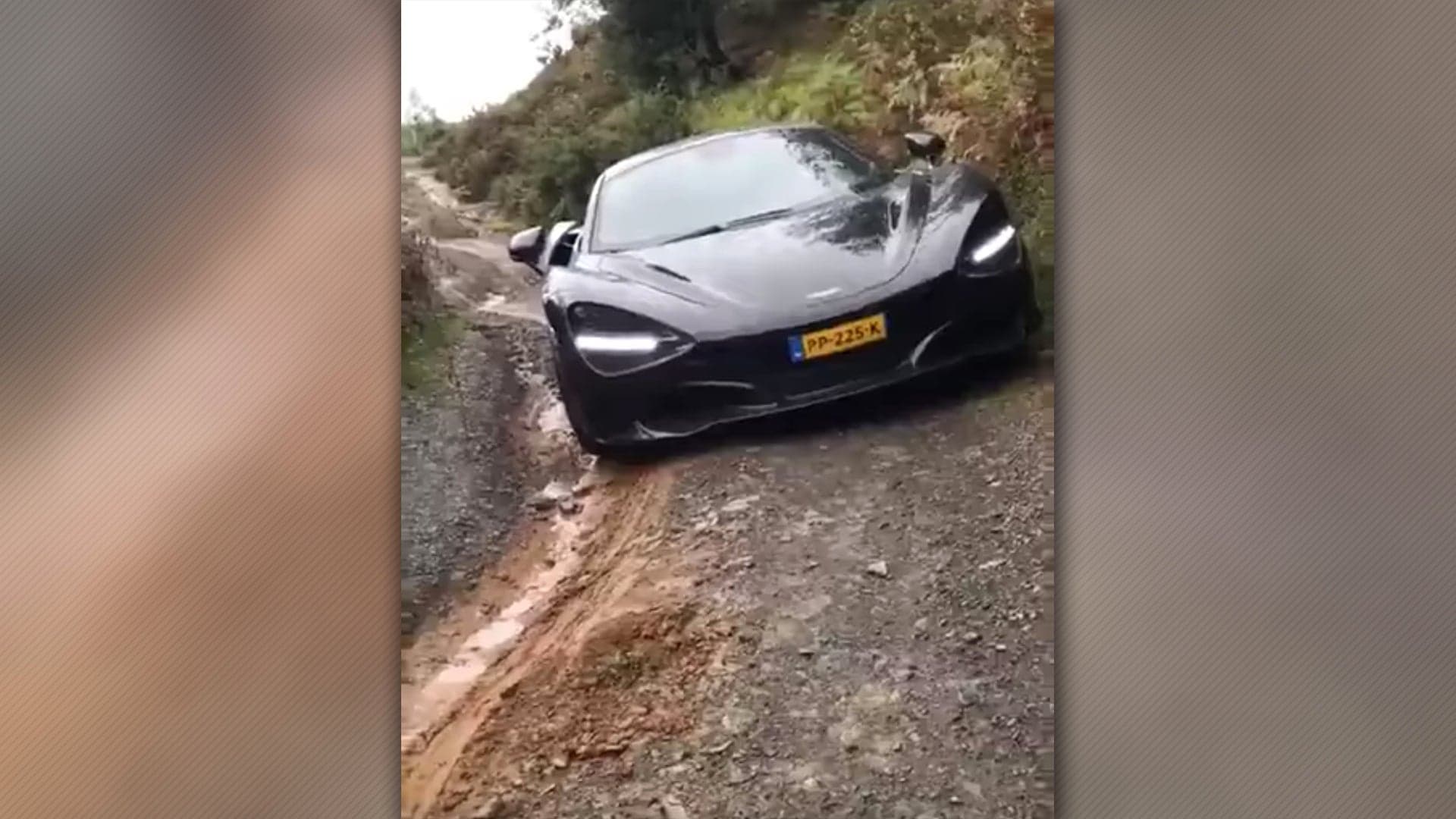 Brave Owner Goes Off Road in His $285,000 McLaren 720S With Predictable Results