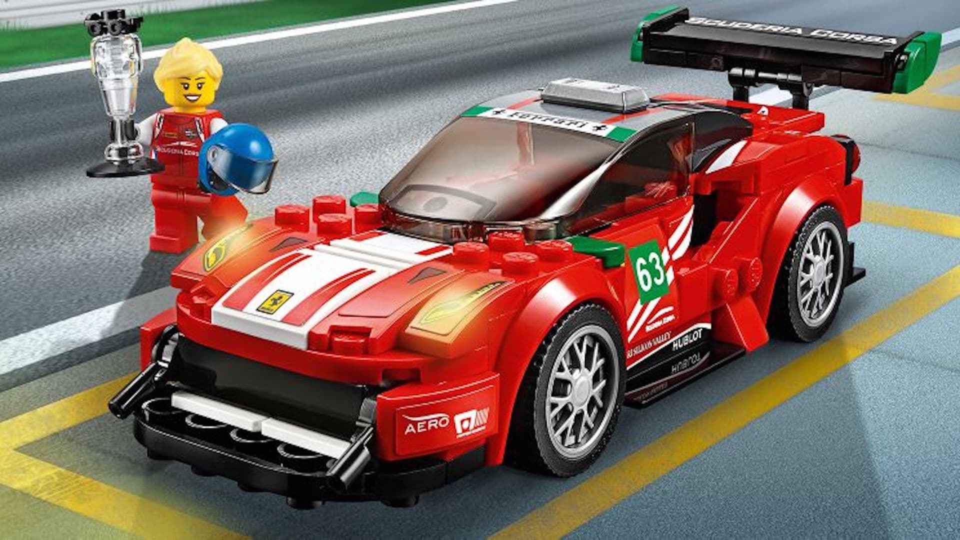 Lego Works Its Block Magic With the Scuderia Corsa Ferrari 488 GT3