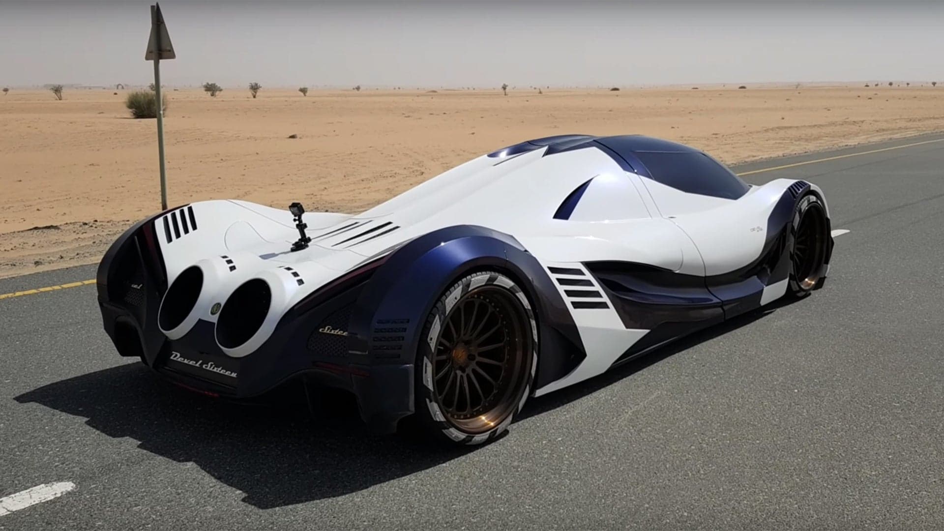 Acceleration Video Shows the Insane 5,000-Horsepower Devel Sixteen Hypercar Is Real
