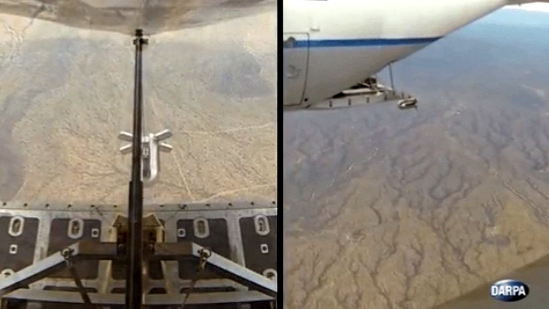 This Is Our First Glimpse of a DARPA Gremlins Drone Being Launched or Recovered From A C-130