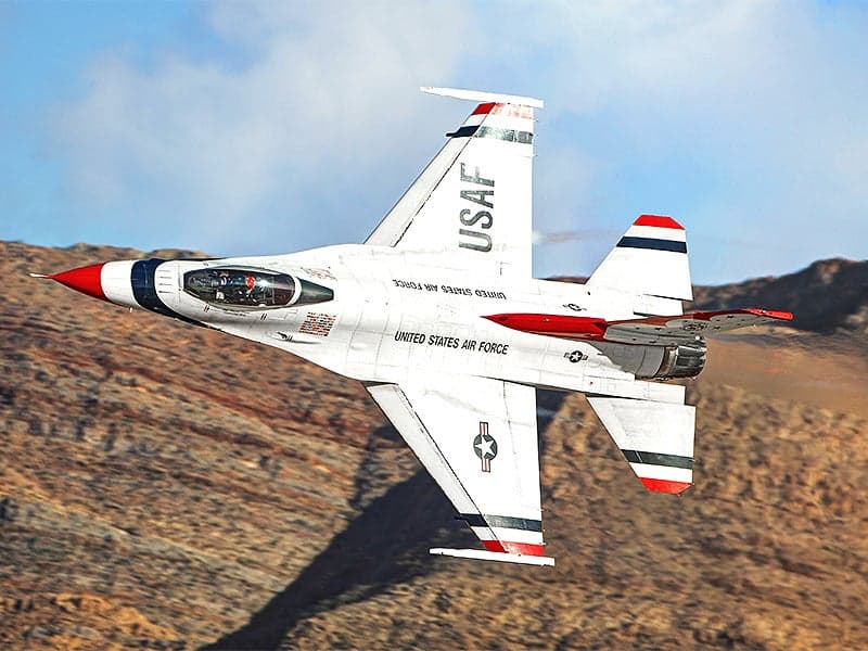 Thunderbirds F-16 Pilot Pronounced Dead In Nevada Crash (Updated)