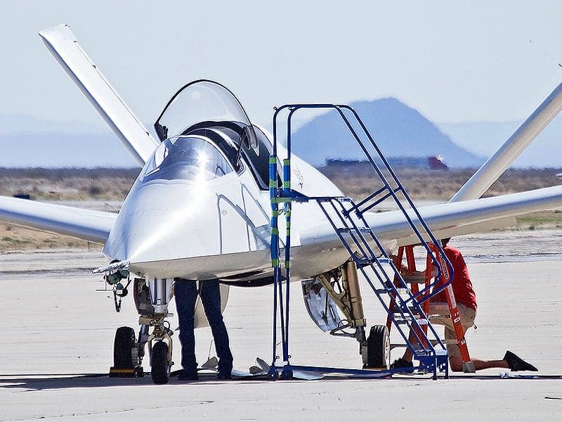 Exclusive Images Unmask Name Of Scaled Composites’ Mysterious Model 401 ‘Son Of Ares’ Jet