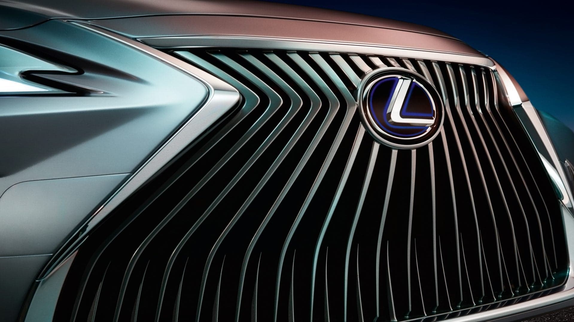Lexus Teases the New ES With a Shot of Its Spindle Grille