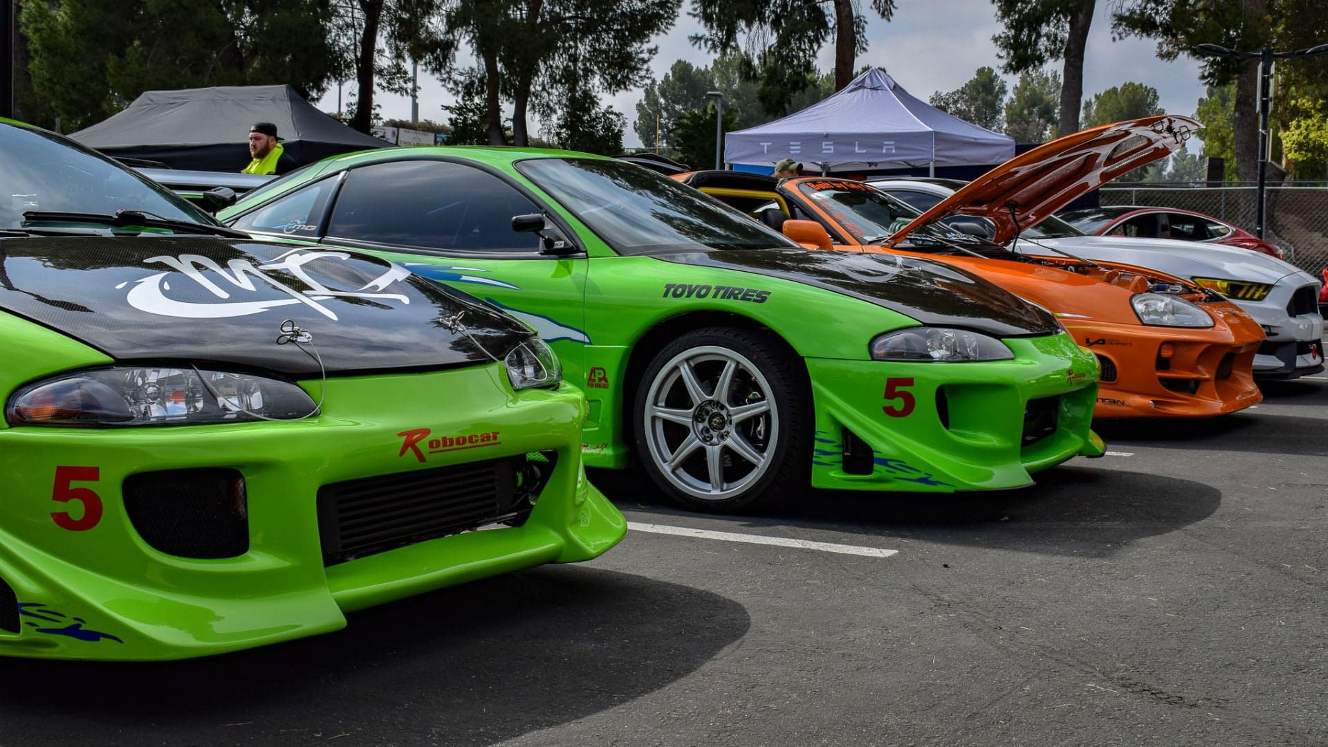 Paul Walker’s Brothers Host Charity Car Show in LA Featuring Fast & Furious Movie Cars