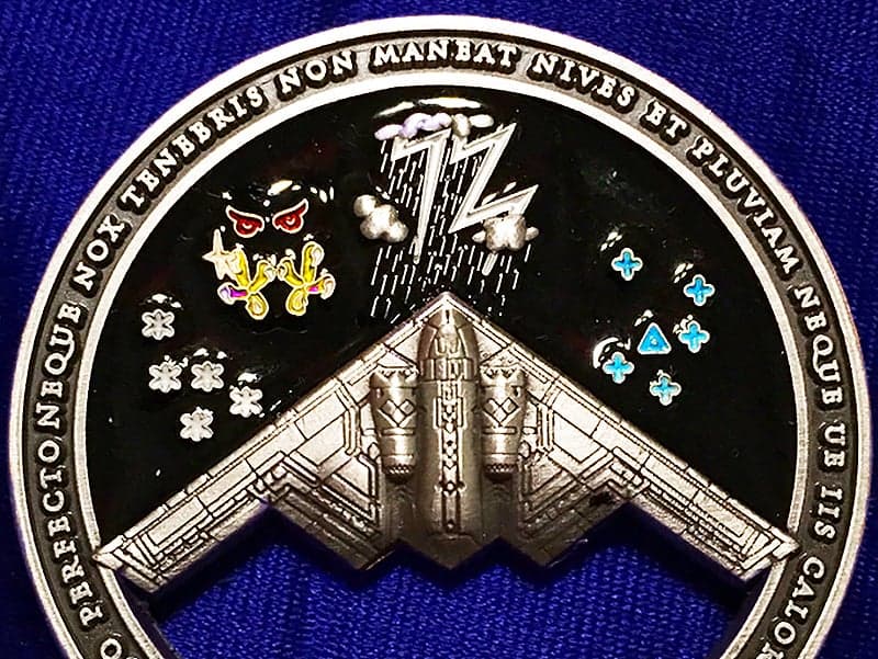 This Elite B-2 Stealth Bomber Test Unit’s Challenge Coin May Be The Coolest Ever