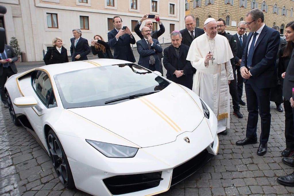 Pope Francis’ RWD Lamborghini Huracan Auctioned for $861,575