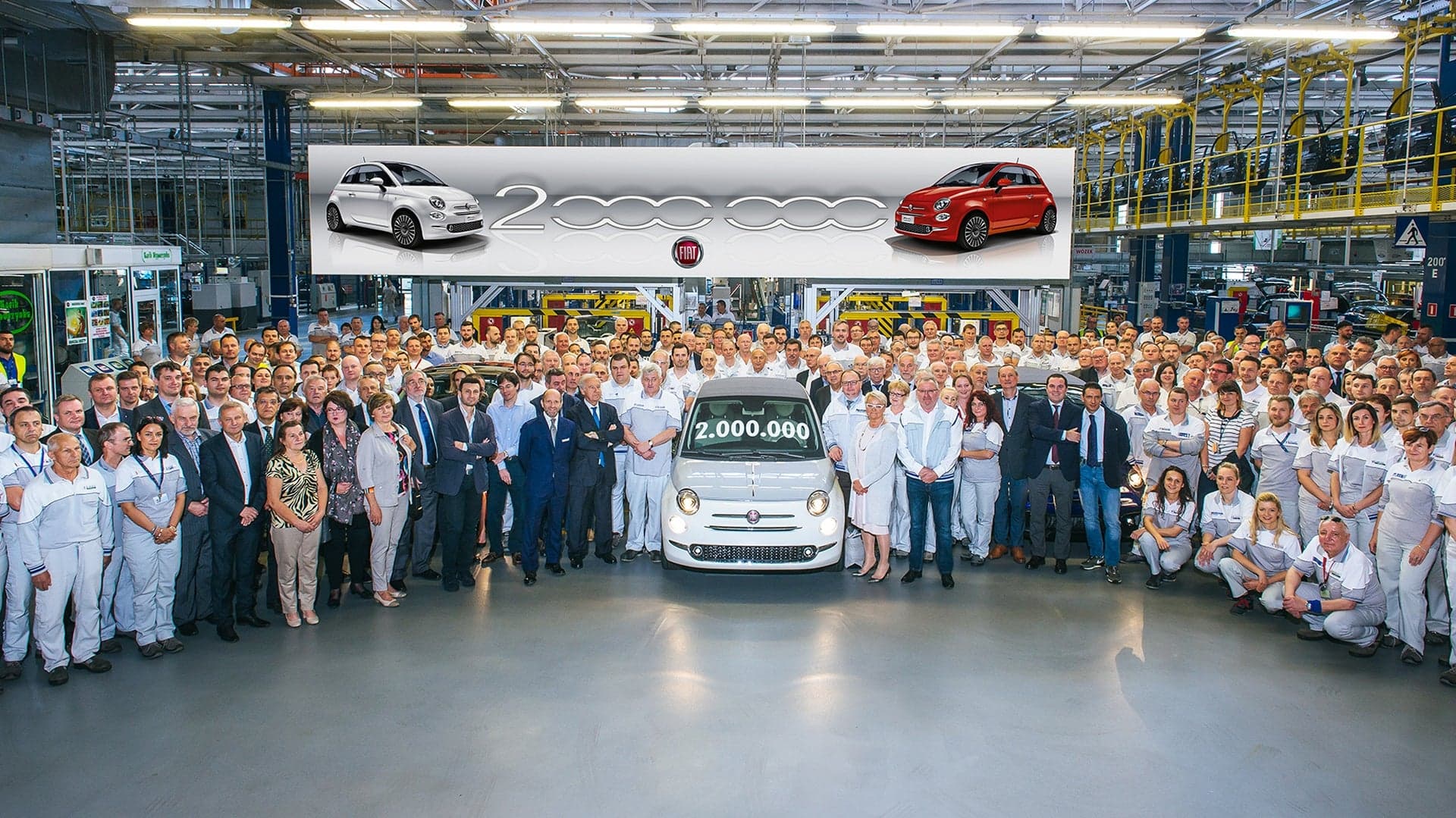 Tychy, Poland Plant Rolls Out Two Millionth Fiat 500