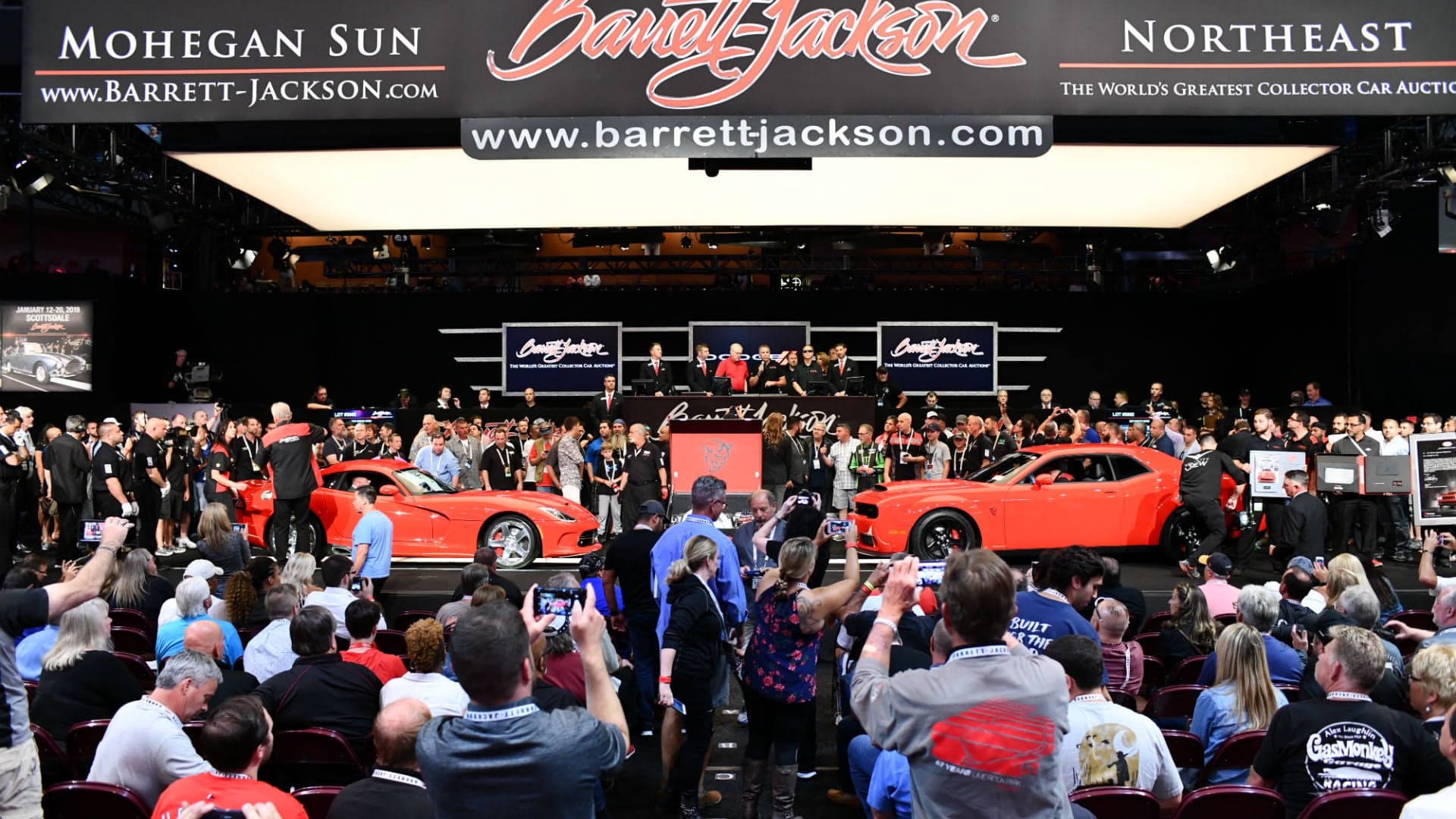 Dodge SRT Viper-Demon Pair Yields $1 Million for Charity at Barrett-Jackson Auction