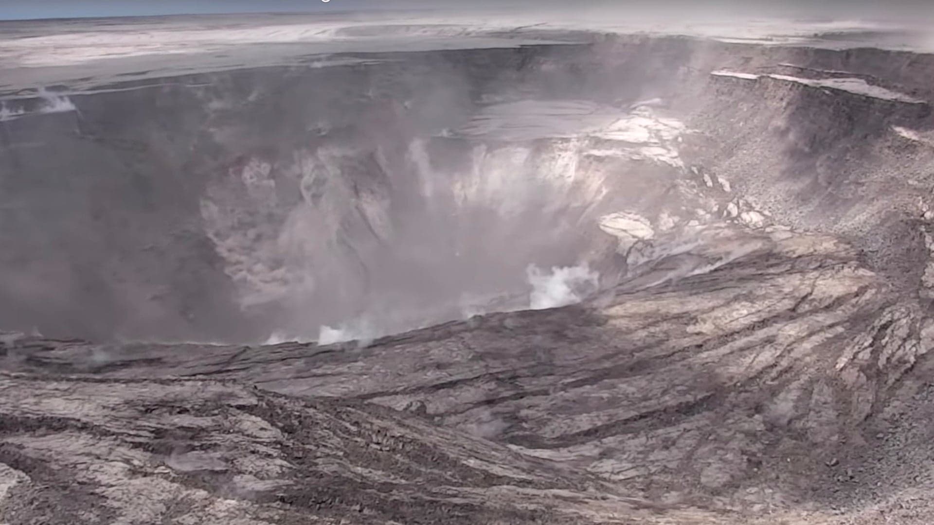 Watch the US Geological Survey’s Drone Footage of Hawaii’s Kilauea Volcano Crater