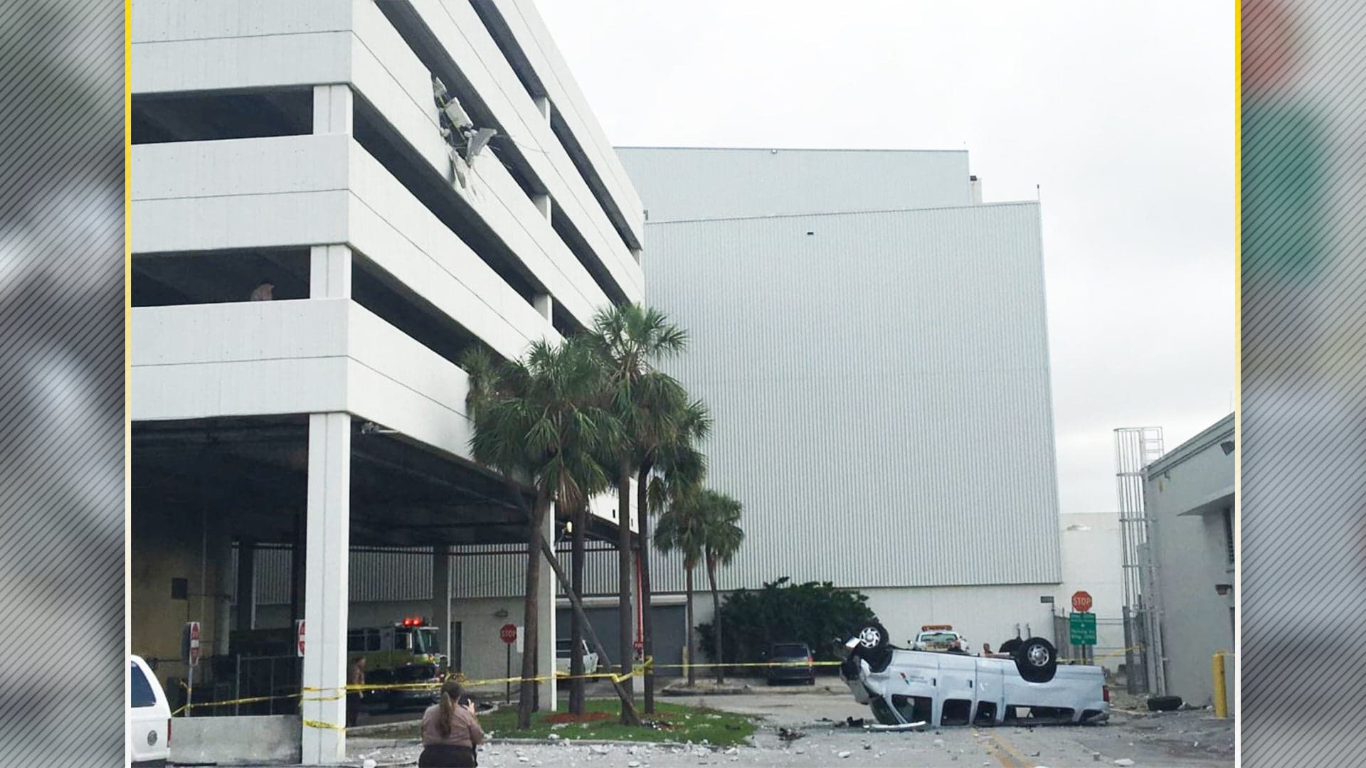 Van Driver Survives Four-Story Fall Off Parking Garage at Miami International Airport