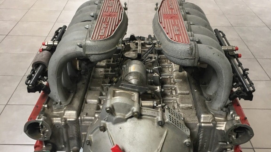 For Your Project Car: This Ferrari 512 TR Flat-12 Engine