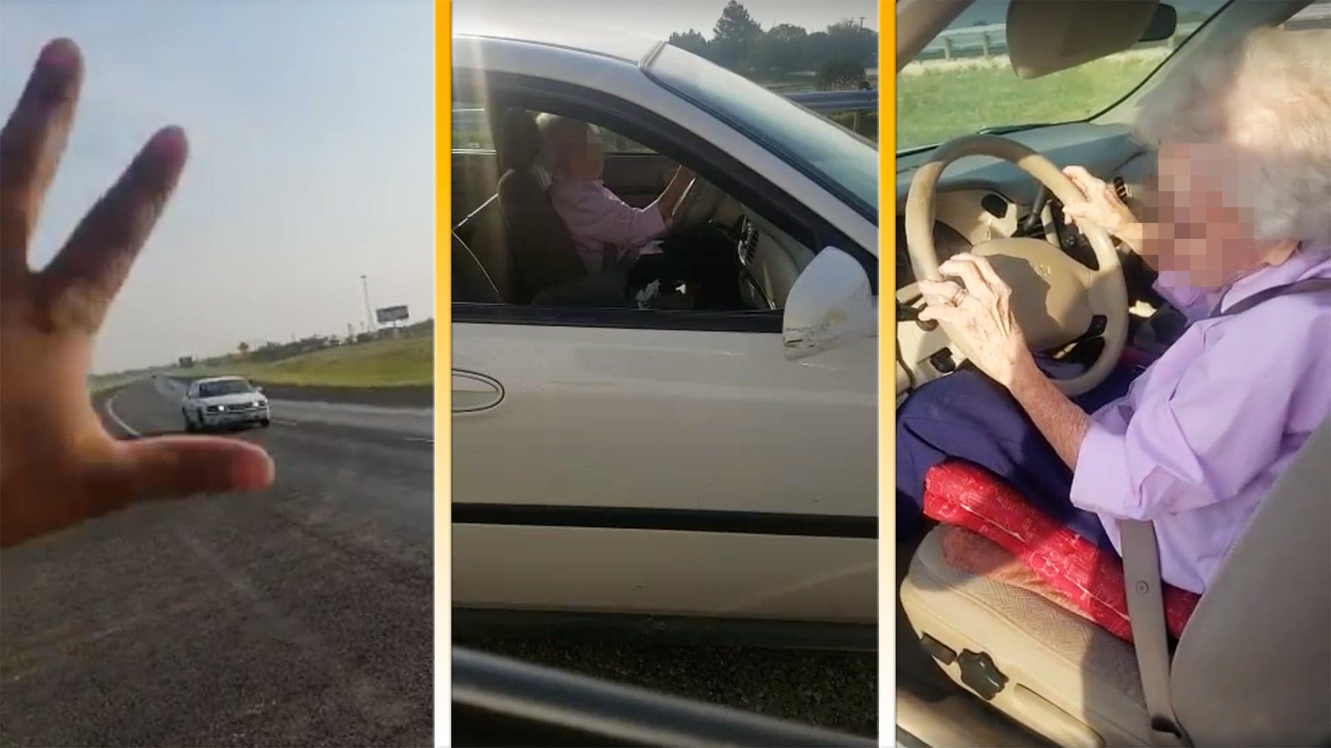 Watch This Texas Hero Save an Elderly Wrong-Way Driver on the Highway