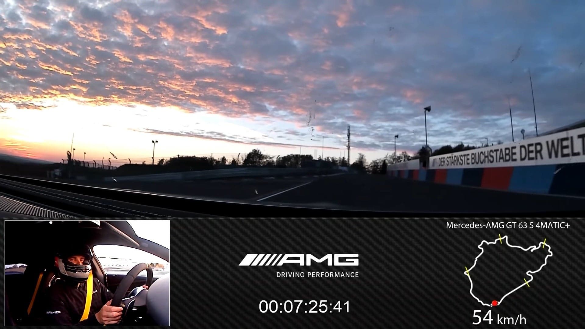 Watch the 630-HP Mercedes-AMG GT 63 S 4-Door Crush the Nurburgring in 7:25.41
