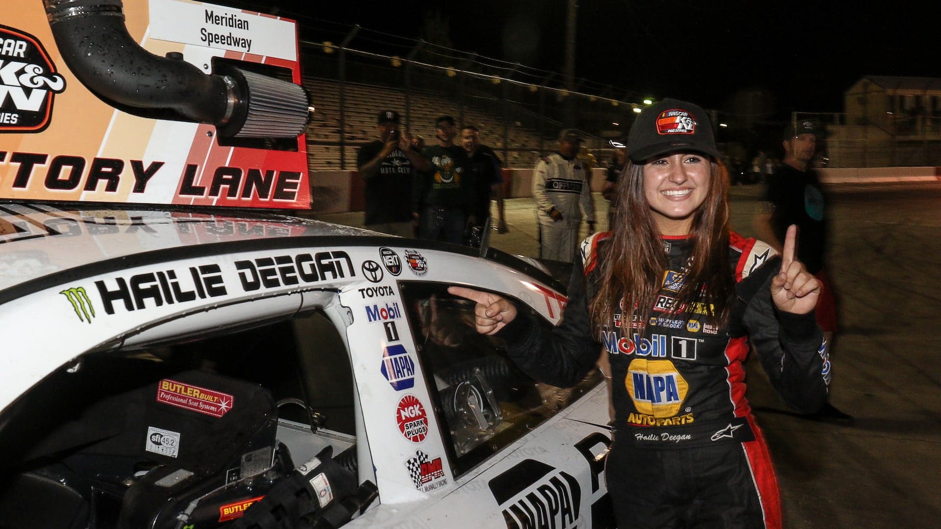 Hailie Deegan Wins, Makes NASCAR History in Idaho