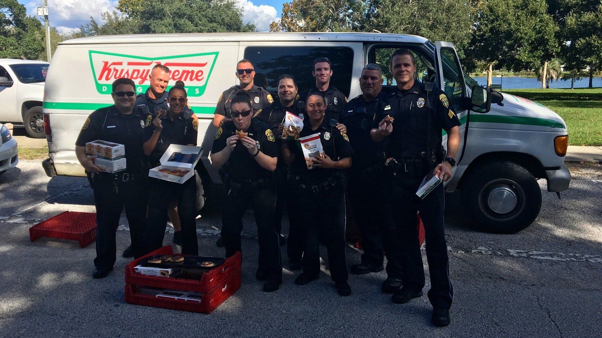 Florida Police Recover Stolen Krispy Kreme Doughnut Van, Gift Treats to the Homeless