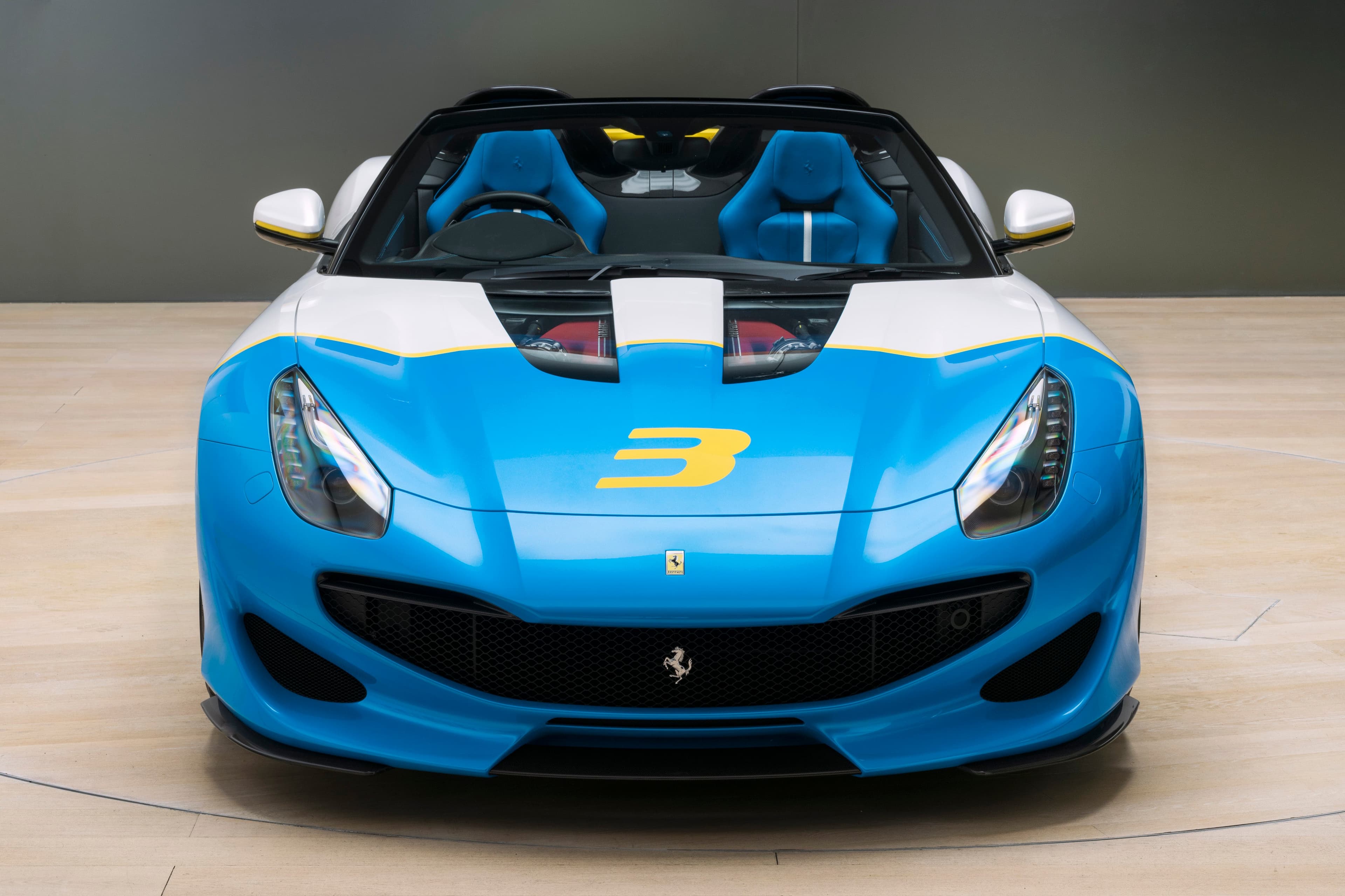 One-off Ferrari SP3JC Is a Cool V12 Roadster That Looks Like It Just Ate the Cookie Monster