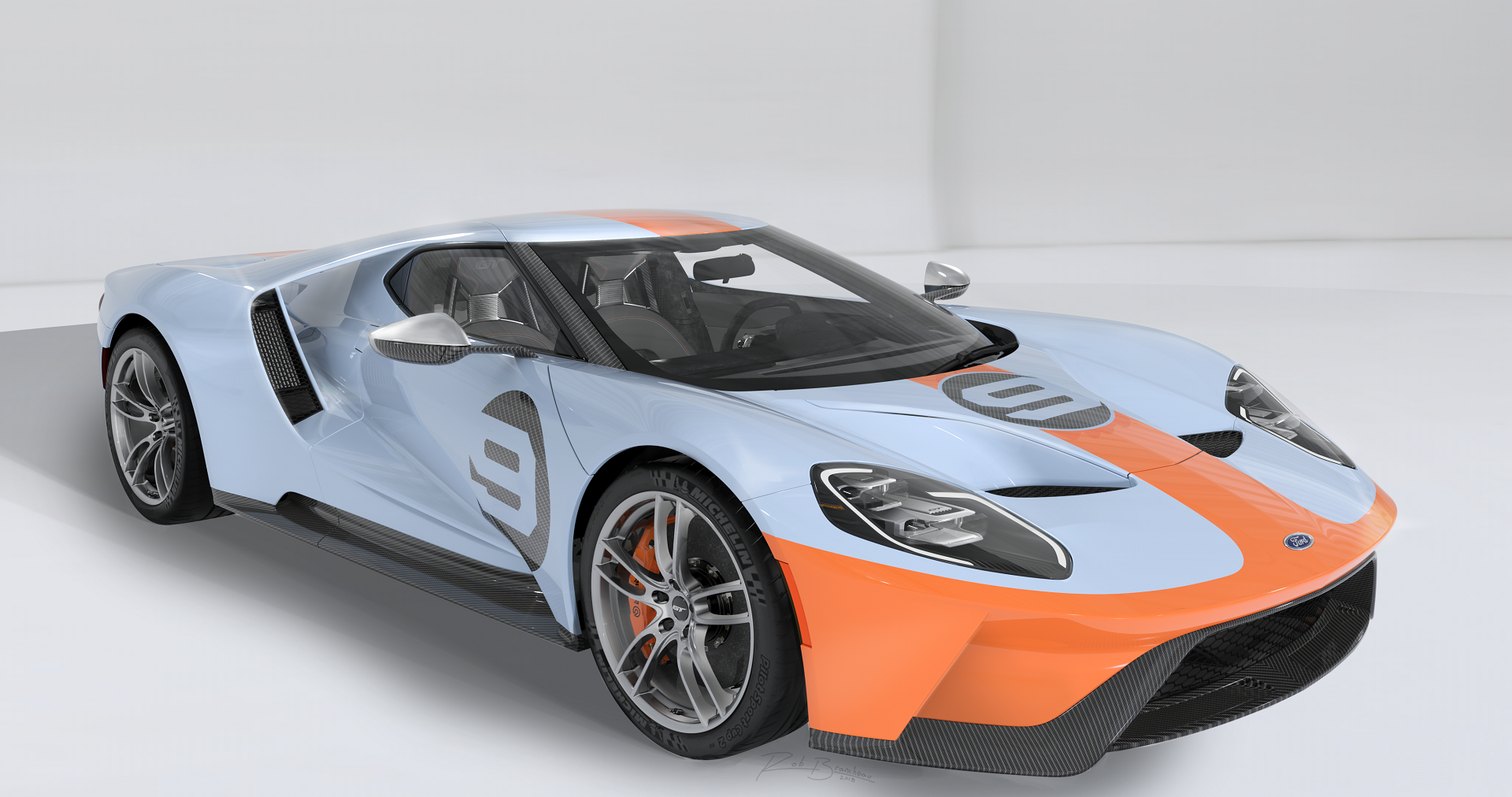 2019 Ford GT Heritage Edition VIN 001 Is Headed to Auction for Charity