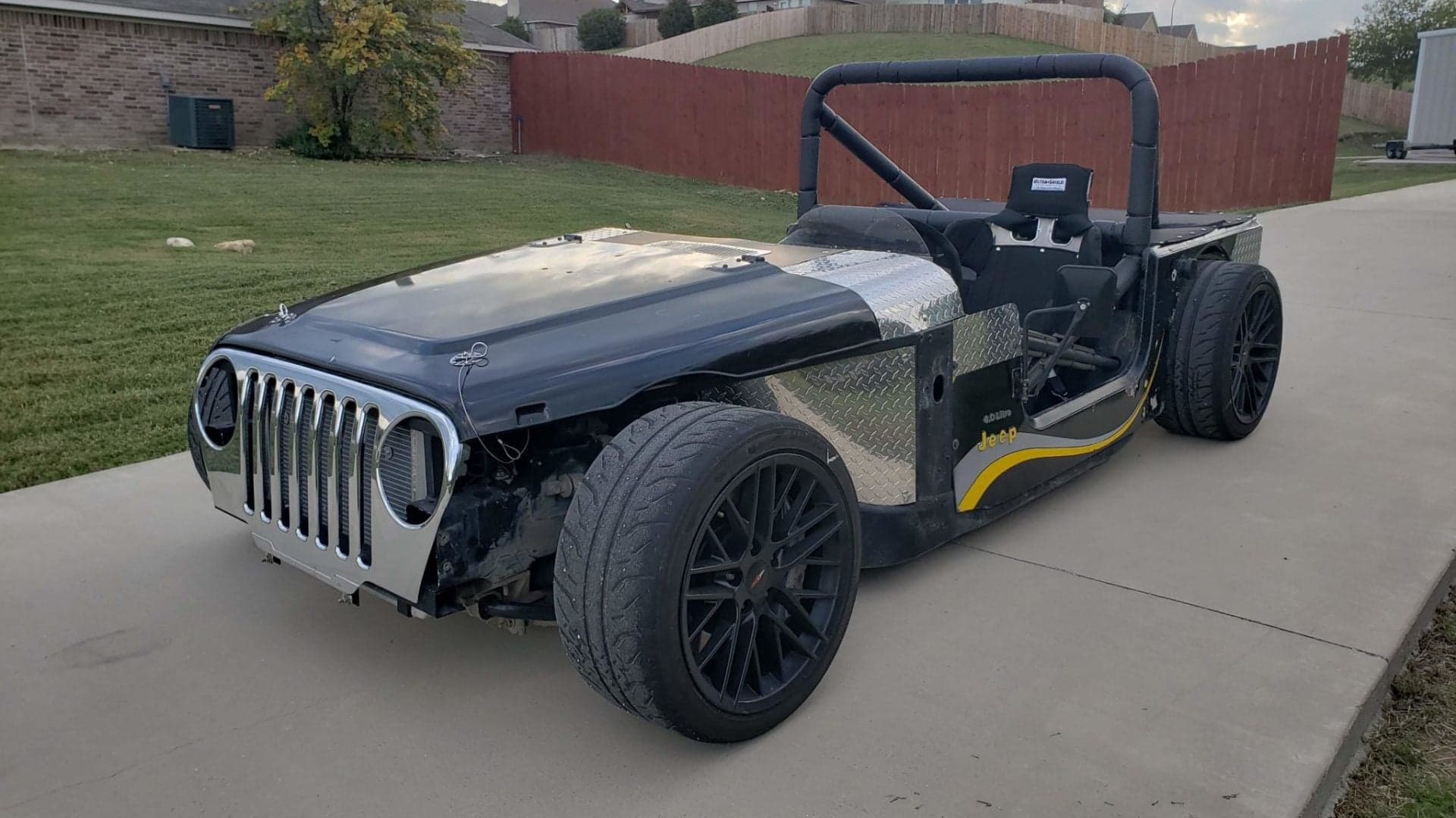 You Can Buy This LS-Powered, Corvette-Based, Jeep-Faced Track Toy Right Now