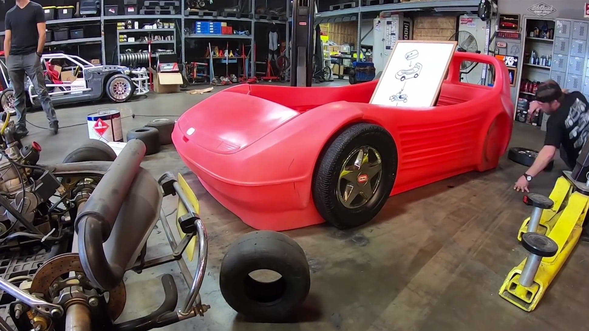 Ferrari Race Car Bed Lives Its Best Life Getting Turned Into A Real Car