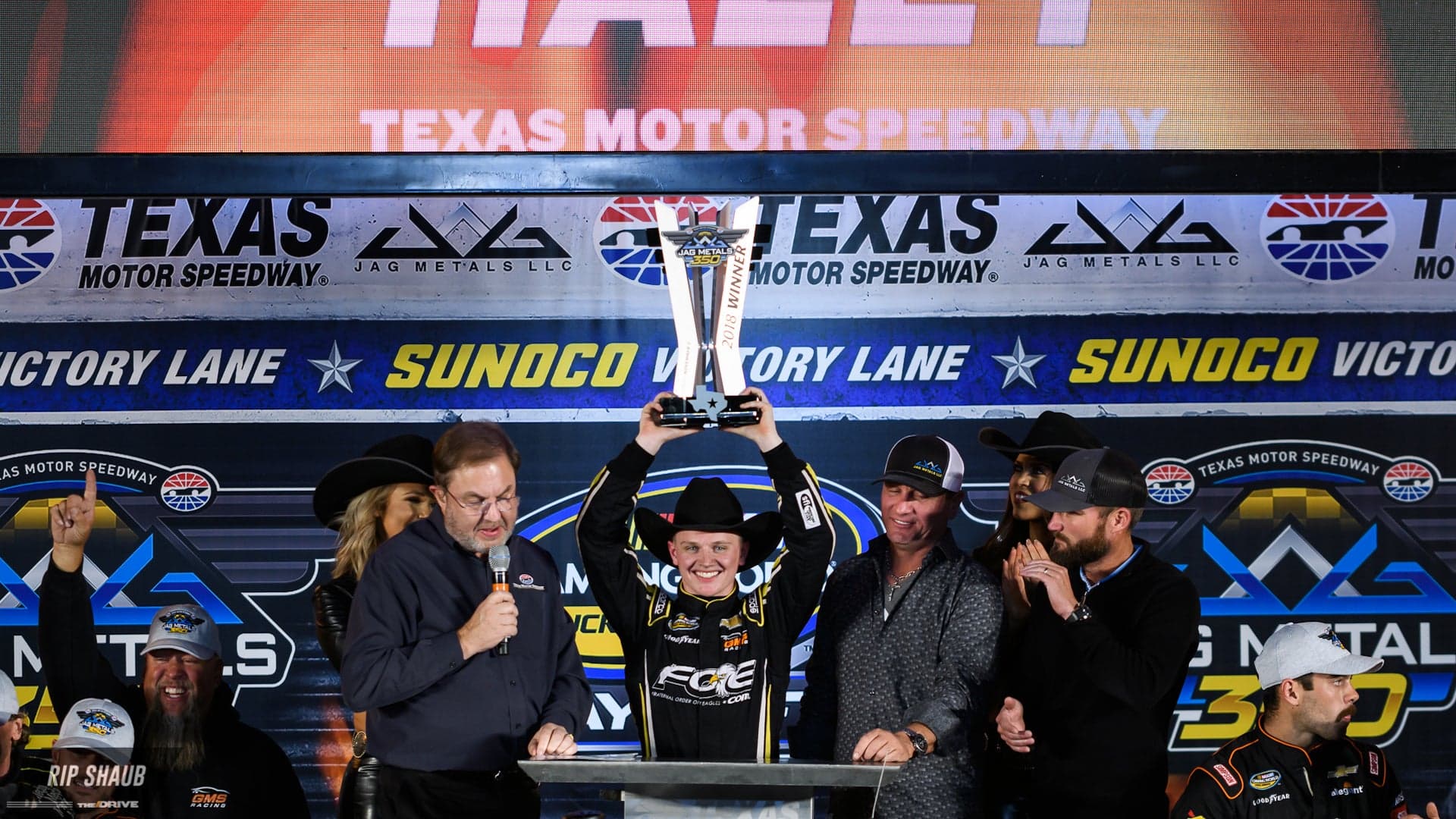 Justin Haley Makes Final Lap Pass for NASCAR Truck Series Win at Texas Motor Speedway
