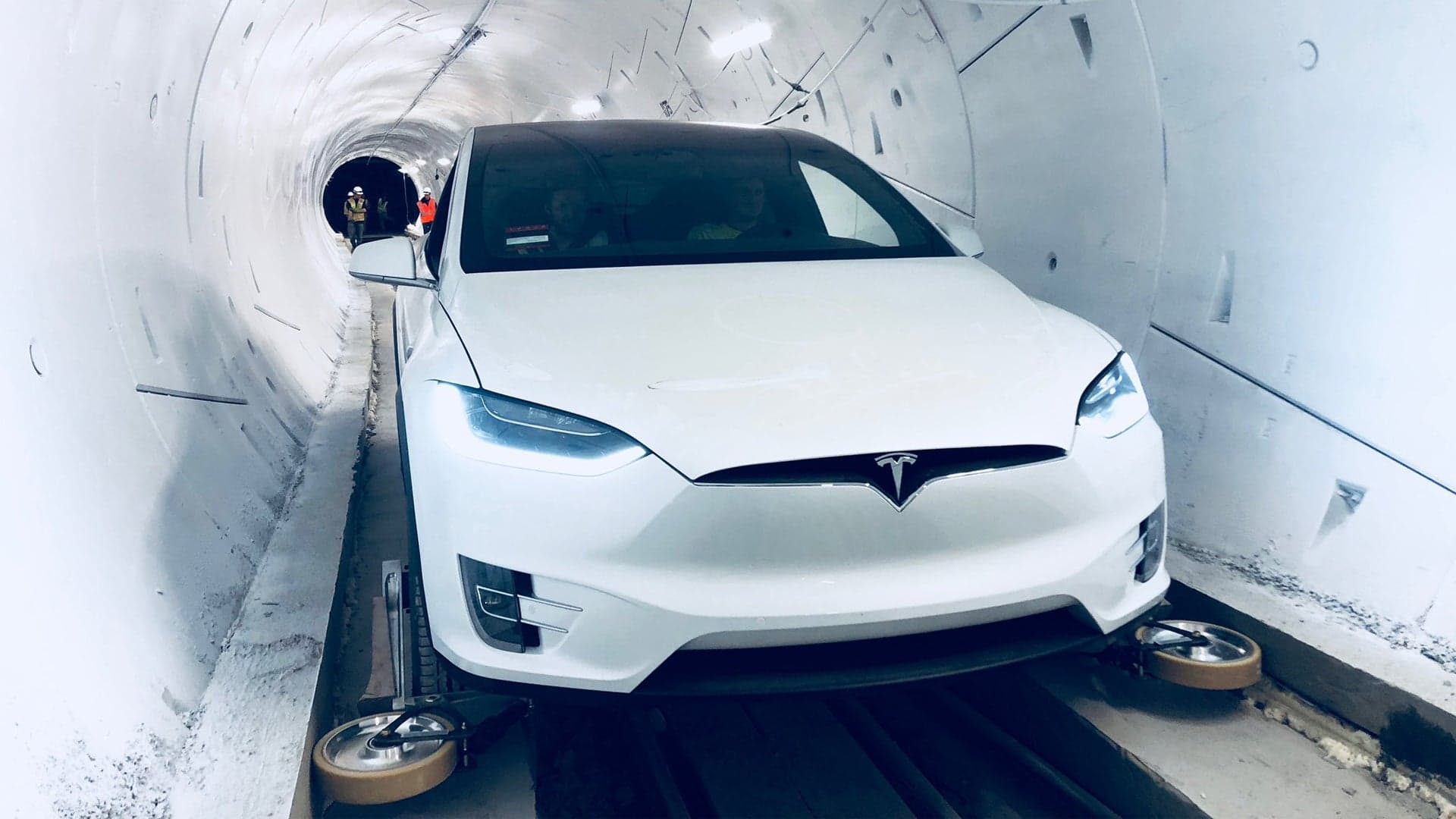 Take a High-Speed Ride in Elon Musk’s Boring Company Underground Tunnel