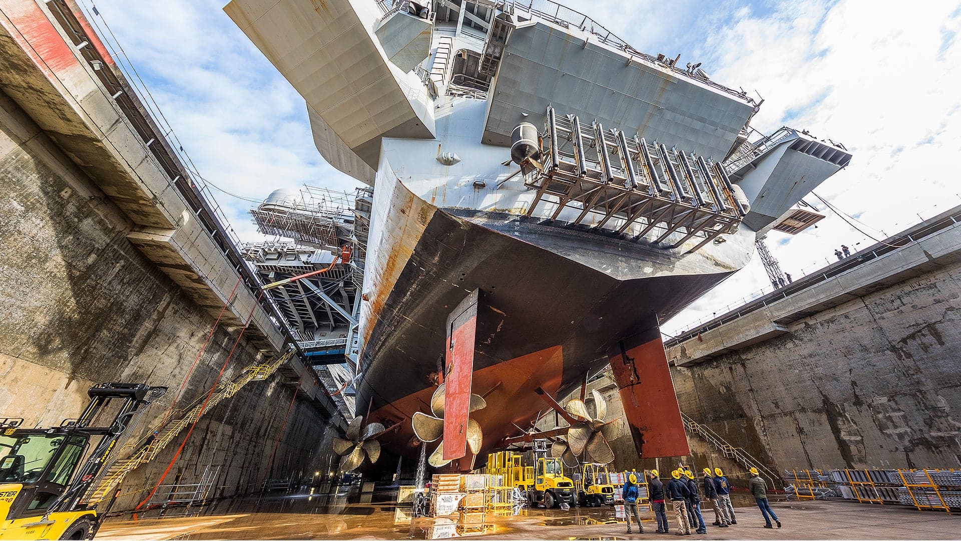 Awe-Inspiring Images From Underneath A Well-Worn USS Nimitz, The Navy’s Oldest Carrier