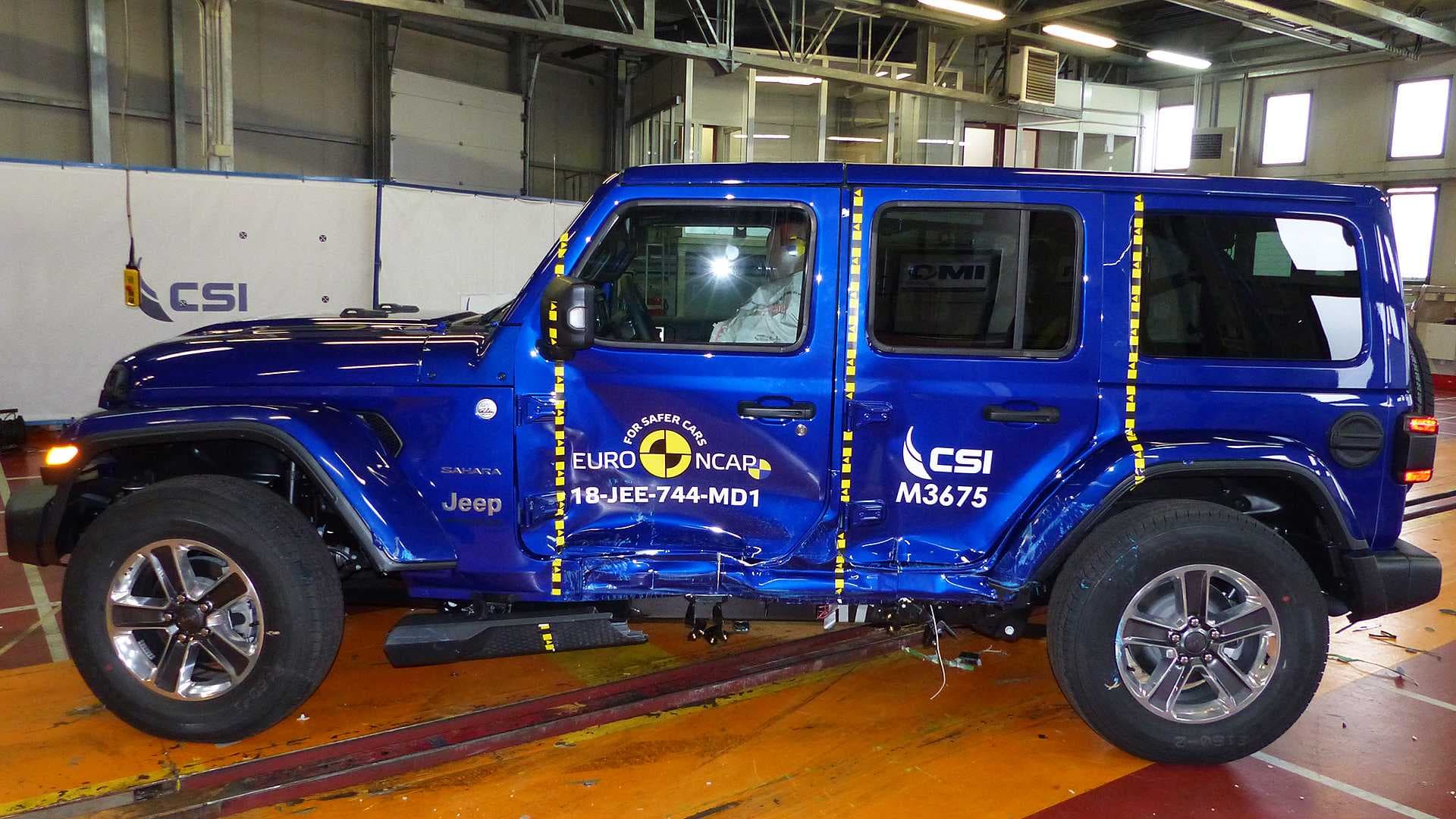 2018 Jeep Wrangler Slammed with 1-Star Safety Rating in Euro Crash Test