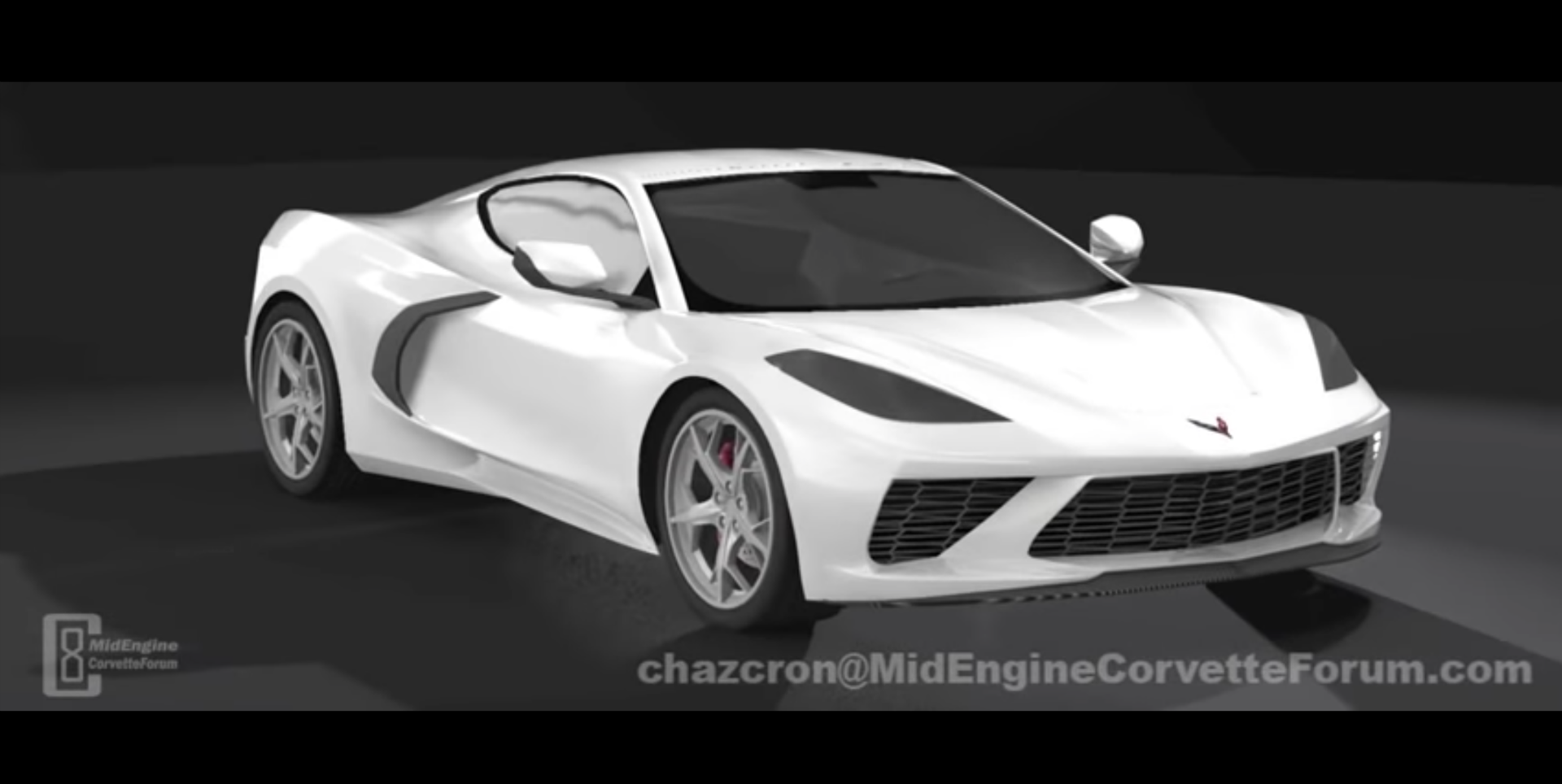 This Fan-Made 3D Render Shows What the Mid-Engined Corvette C8 Could Look Like