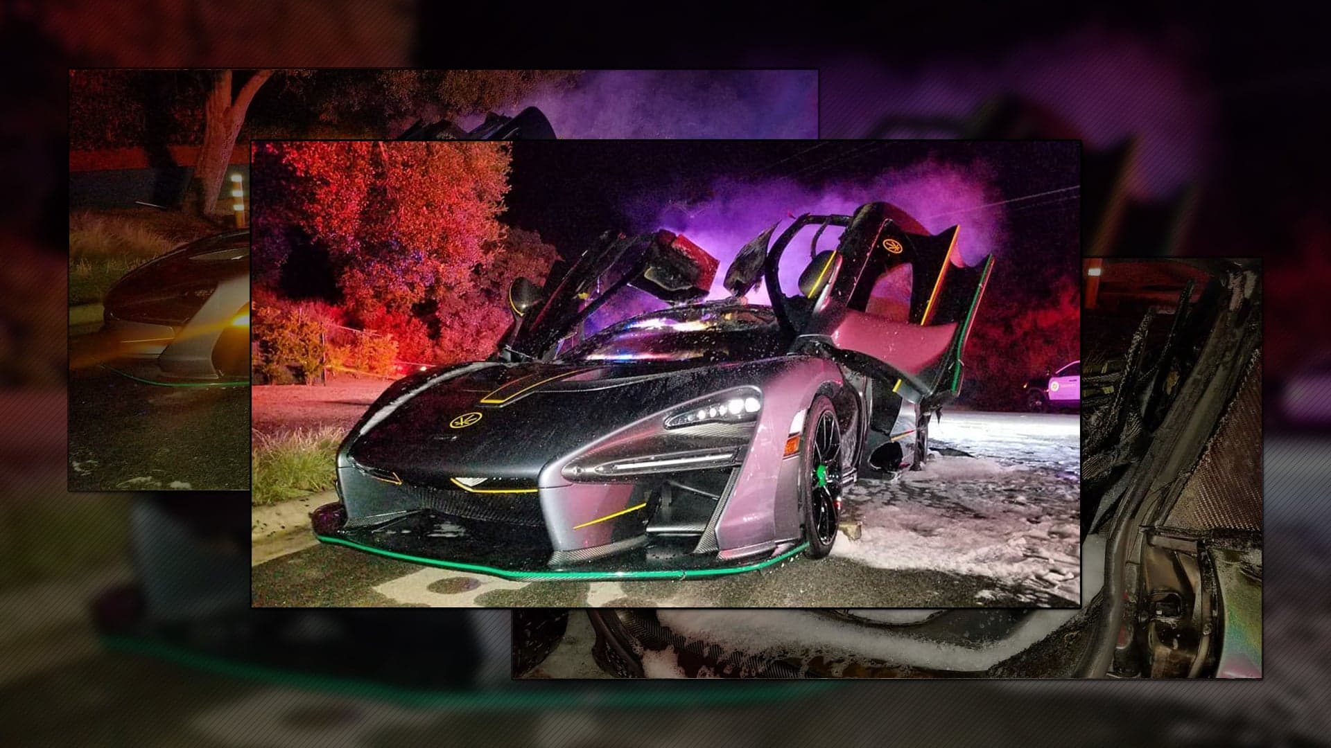 McLaren Senna Owned by Salomondrin Suddenly Catches Fire in LA