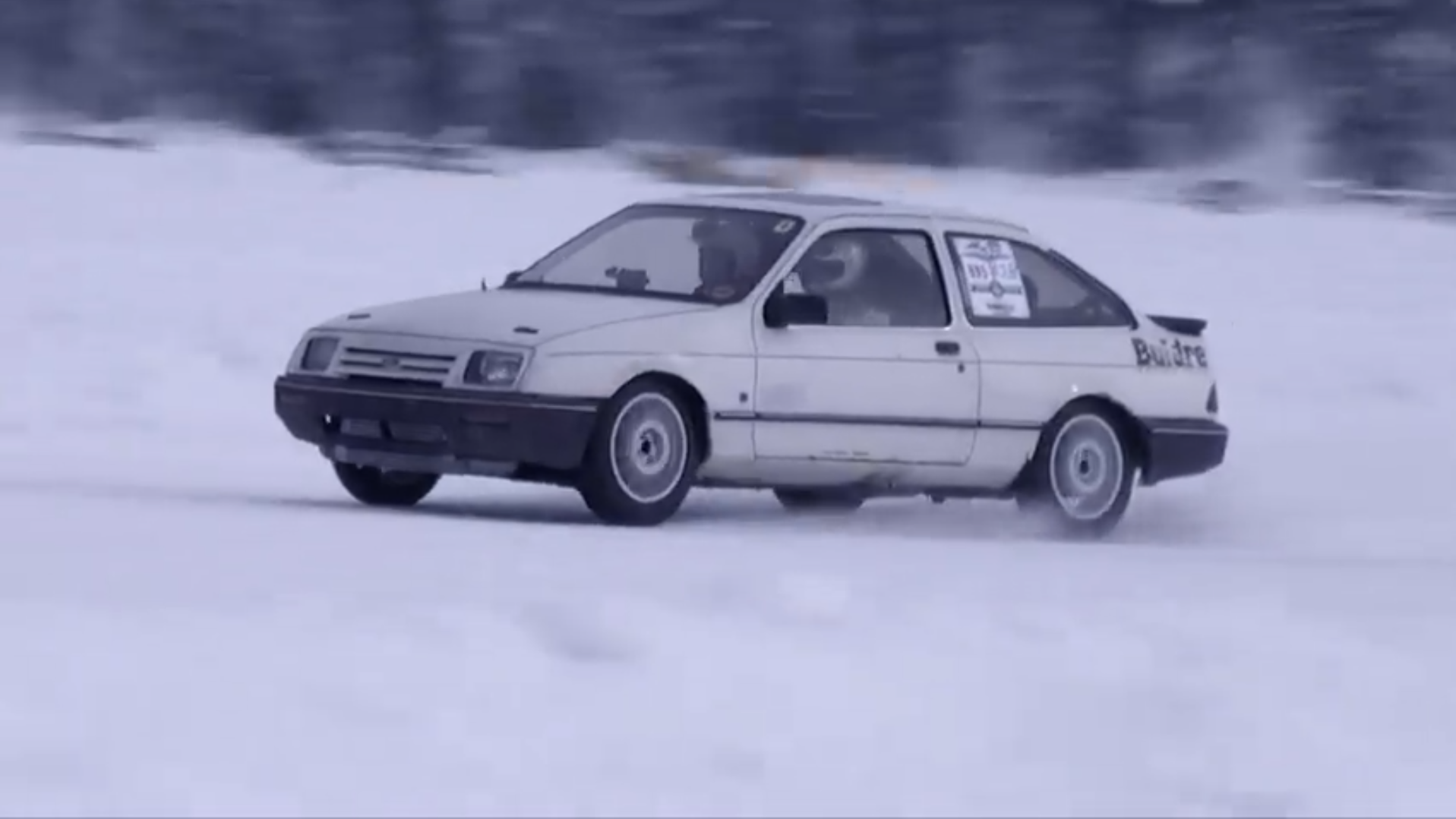 Watch a 2JZ-Swapped, 660-HP Ford Sierra Go 175 MPH on Ice