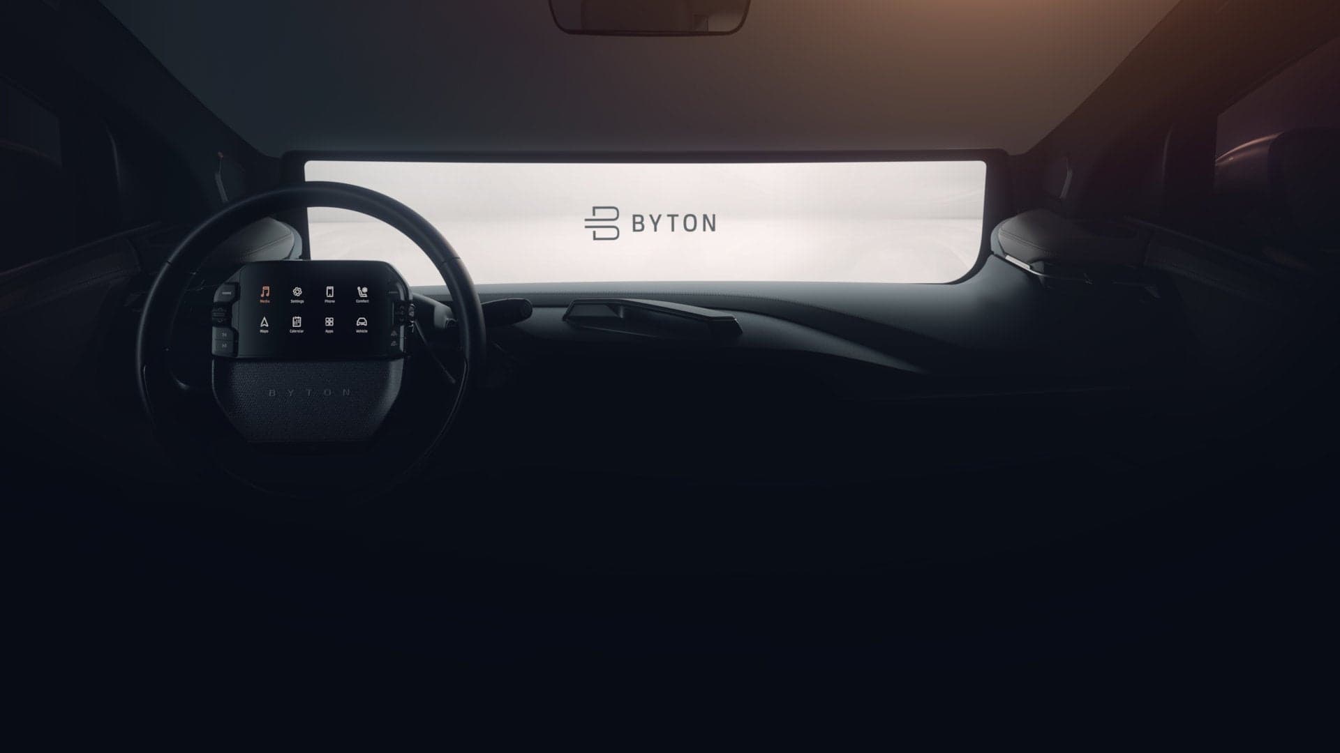 Byton Is Showcasing Its Massive 49-Inch Infotainment Screen at CES 2019
