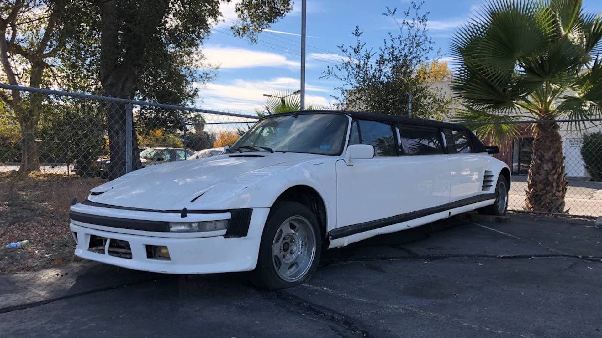 Someone Turned a Porsche 930 Convertible Into a Limo and Now They’re Selling It